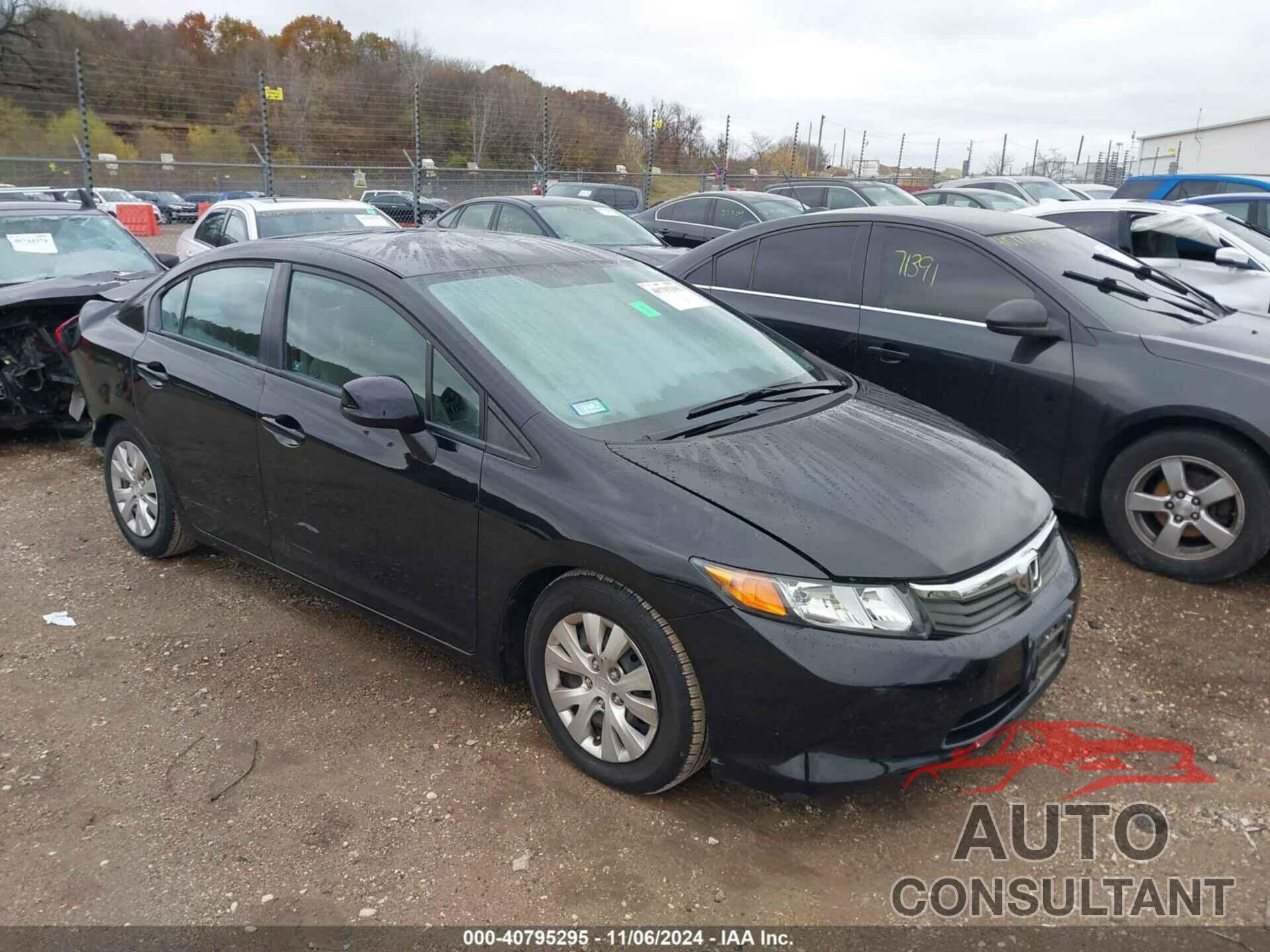 HONDA CIVIC 2012 - 19XFB2F55CE073928