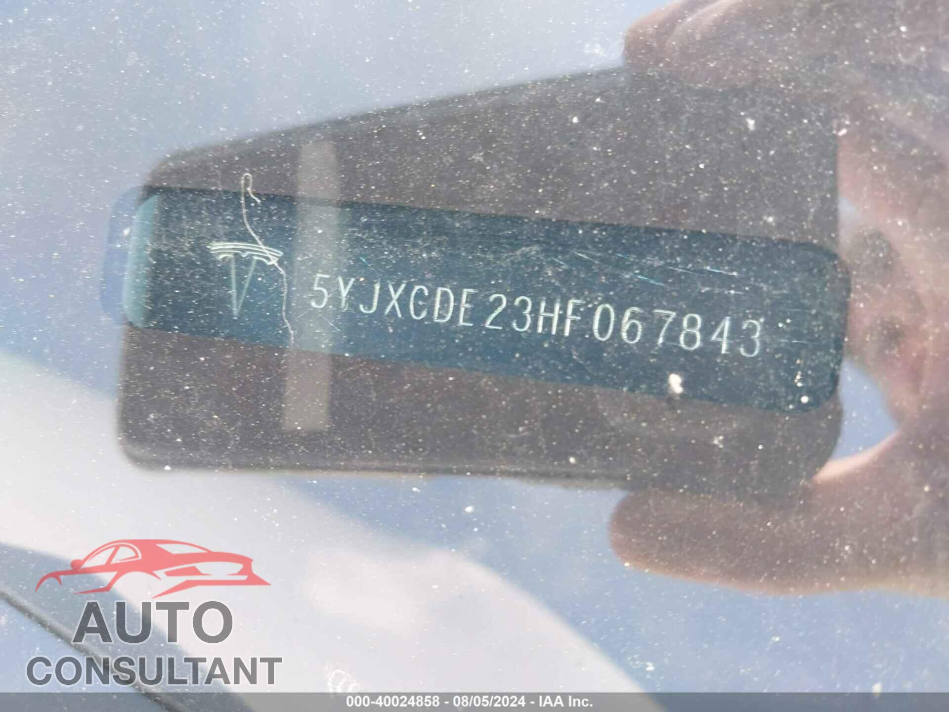 TESLA MODEL X 2017 - 5YJXCDE23HF067843