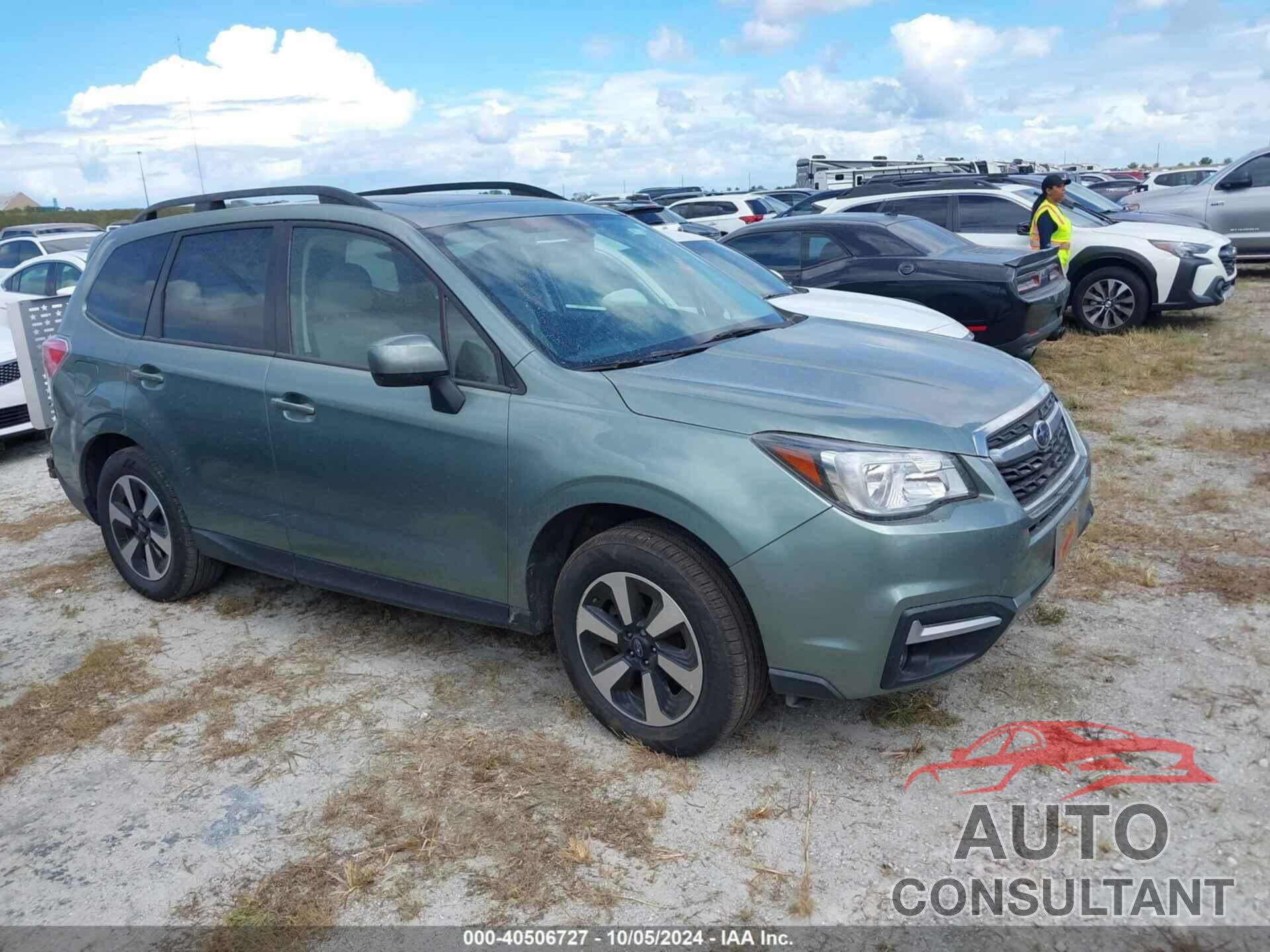 SUBARU FORESTER 2018 - JF2SJAGC9JH458488