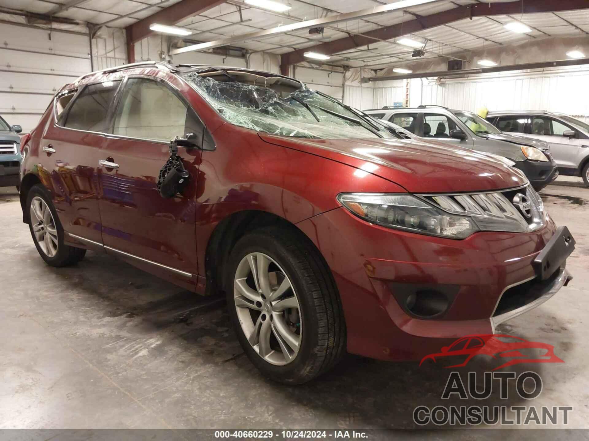 NISSAN MURANO 2009 - JN8AZ18W99W213388