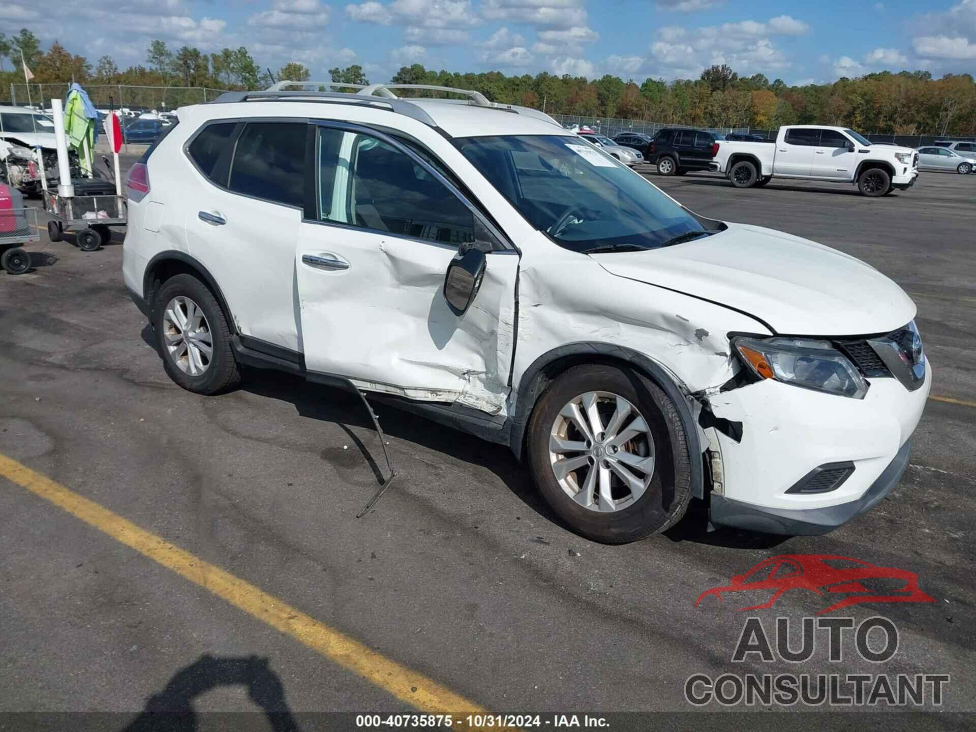 NISSAN ROGUE 2016 - KNMAT2MT7GP731618