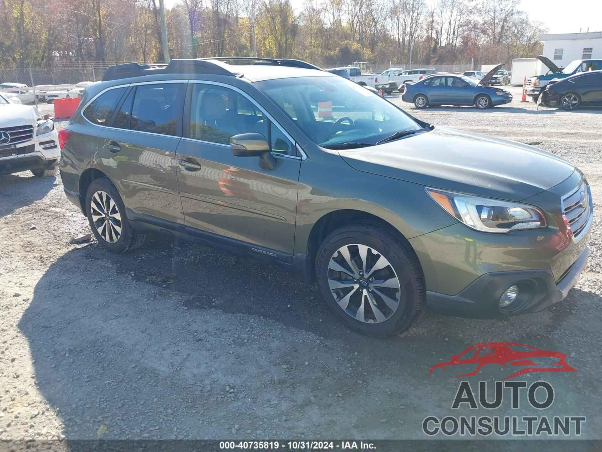 SUBARU OUTBACK 2016 - 4S4BSENC7G3292365