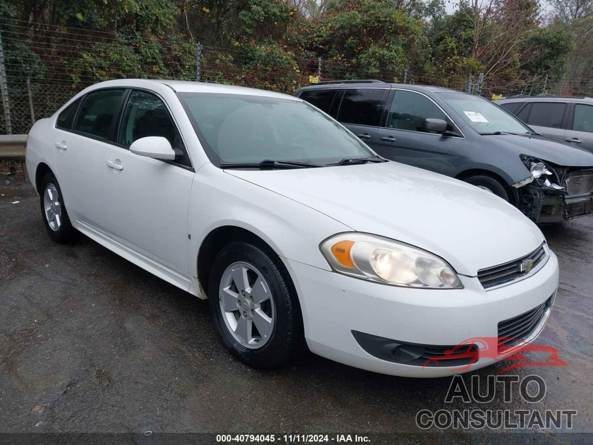 CHEVROLET IMPALA 2010 - 2G1WB5EK5A1131760