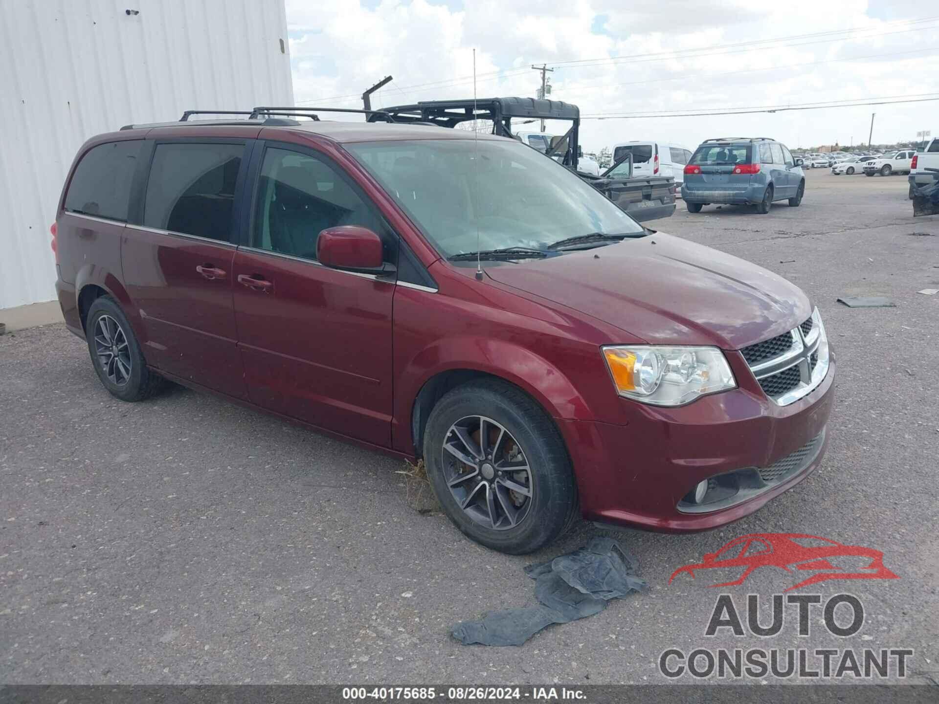 DODGE GRAND CARAVAN 2017 - 2C4RDGCG7HR581124