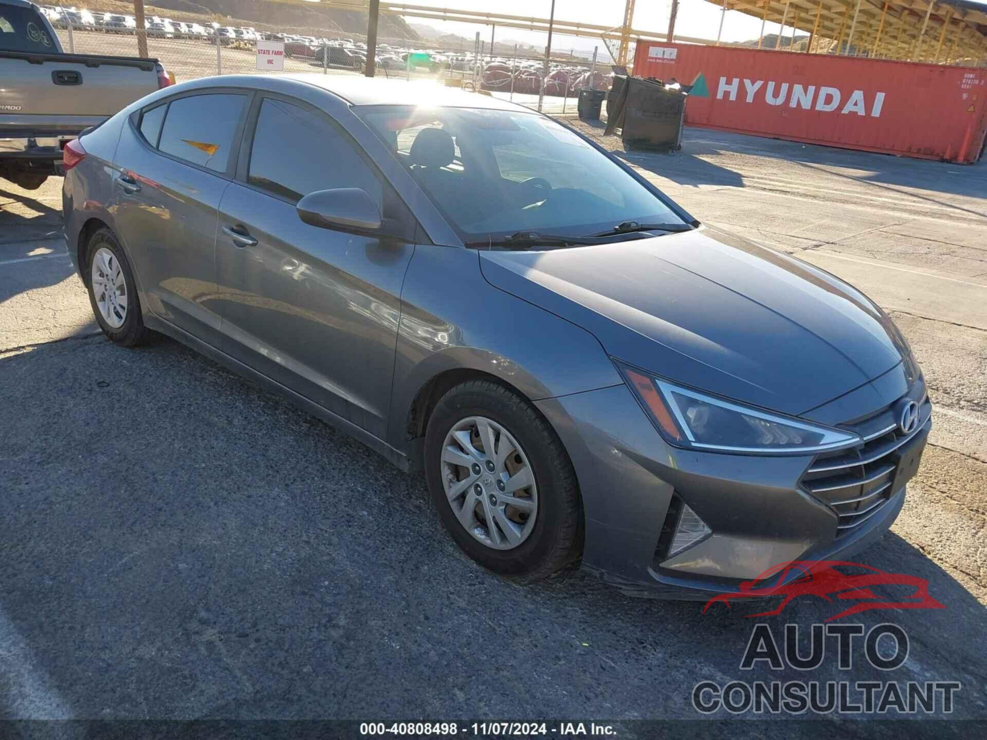 HYUNDAI ELANTRA 2019 - 5NPD74LFXKH422013