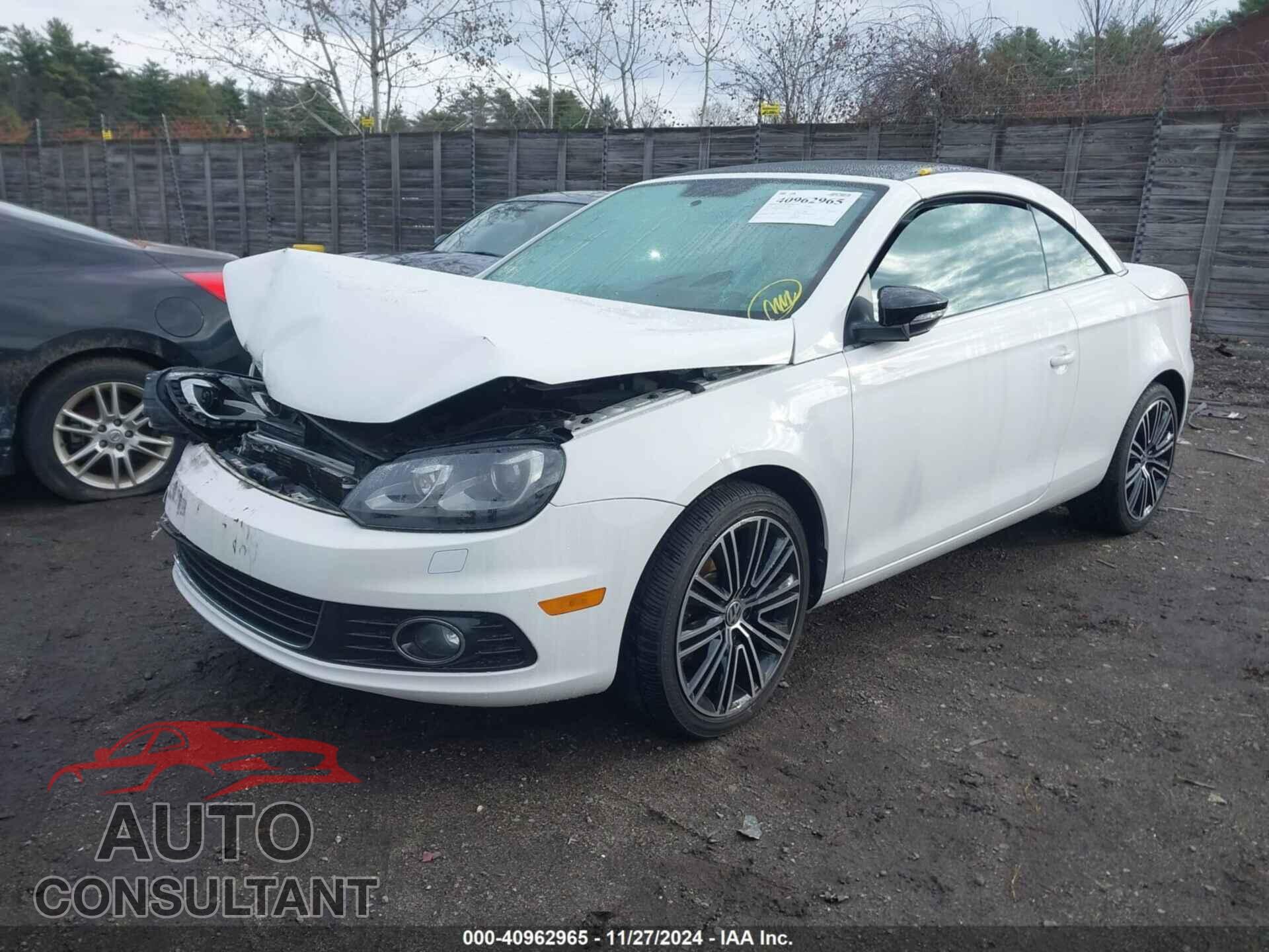 VOLKSWAGEN EOS 2014 - WVWBW8AH2EV001994