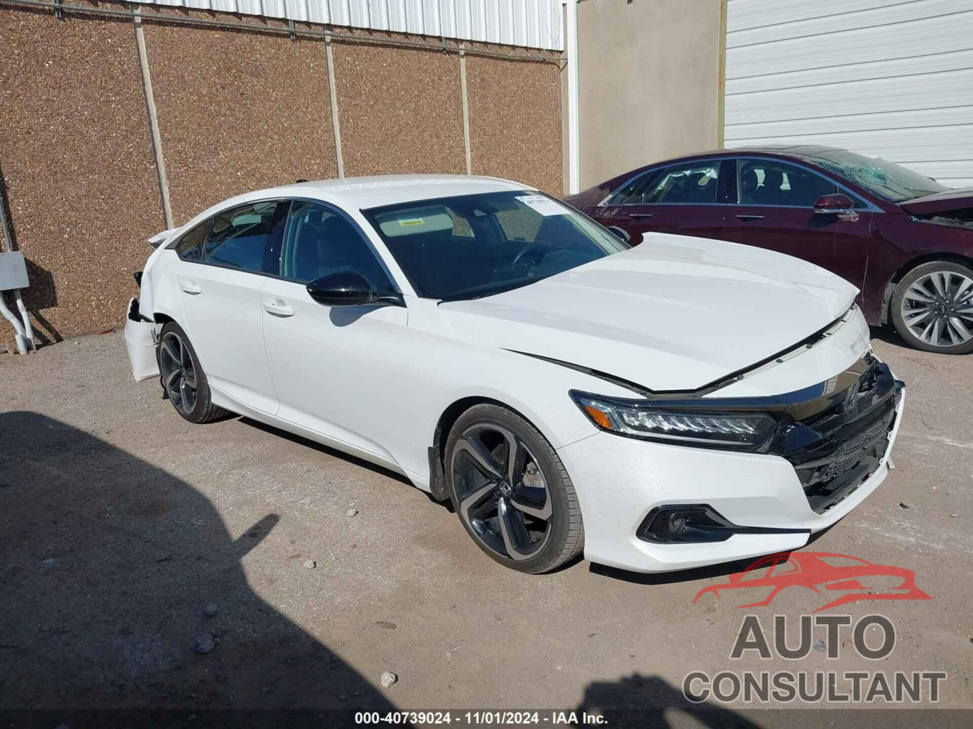 HONDA ACCORD 2021 - 1HGCV1F48MA108253