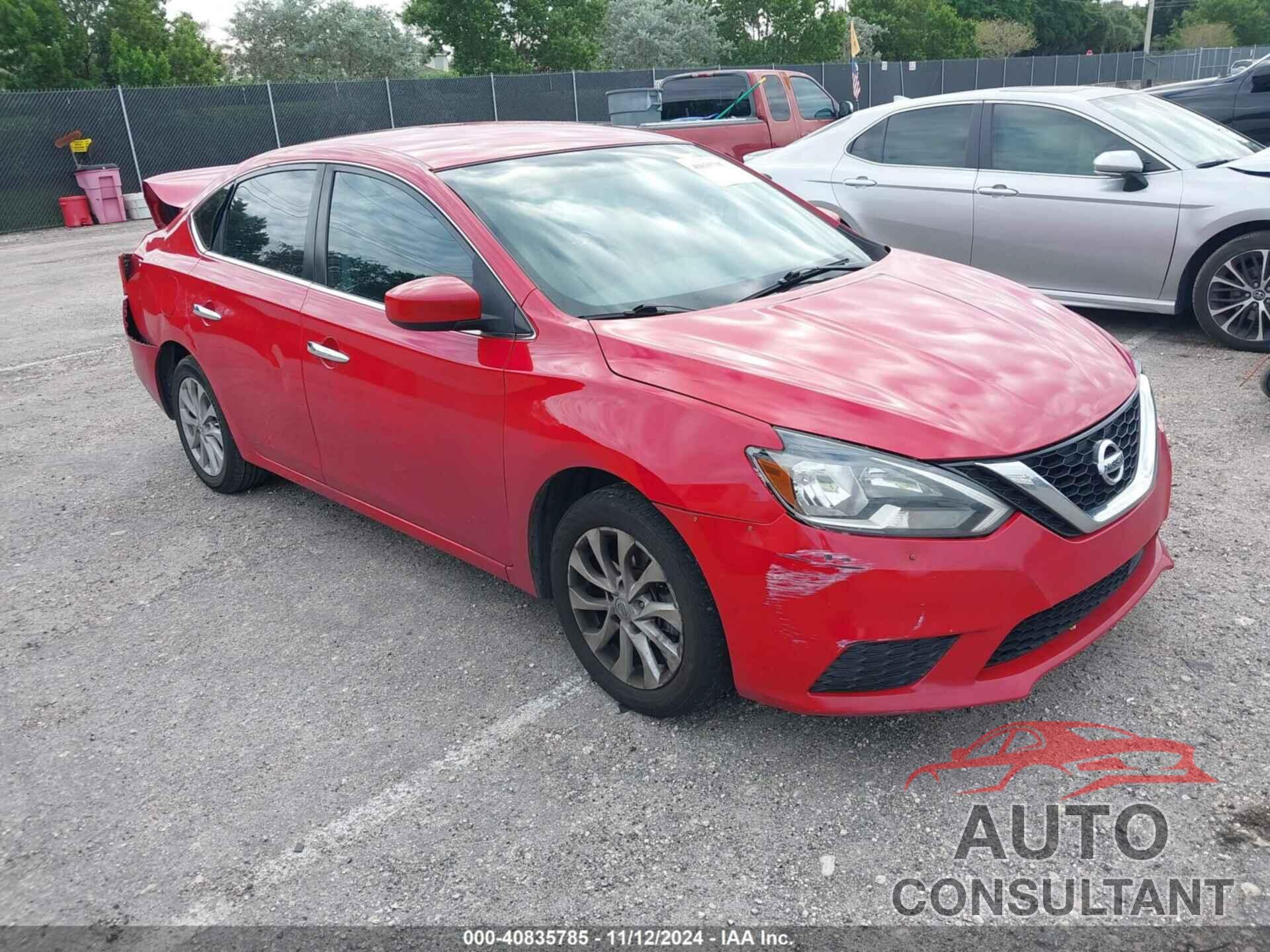 NISSAN SENTRA 2018 - 3N1AB7APXJL627427