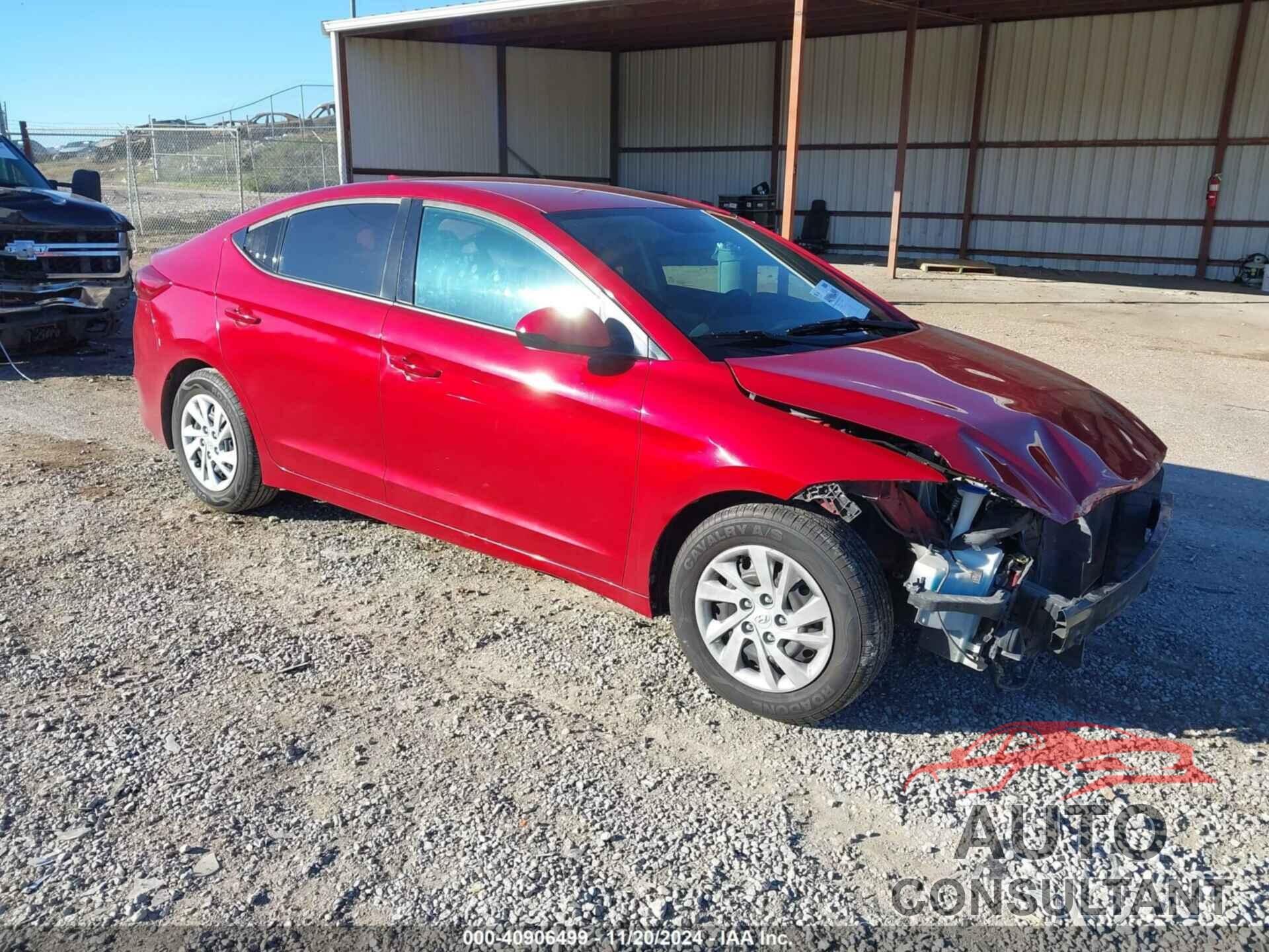 HYUNDAI ELANTRA 2017 - KMHD74LFXHU408509