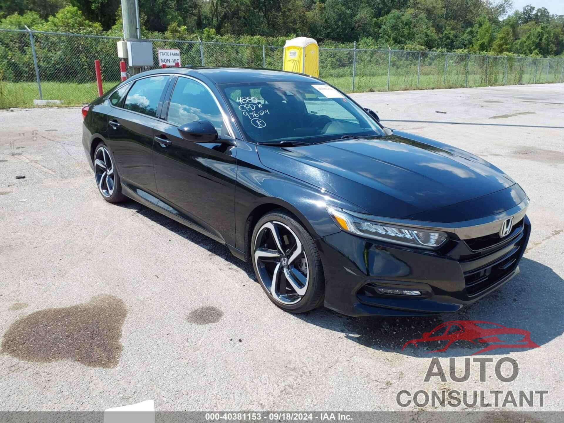 HONDA ACCORD 2018 - 1HGCV1F39JA244880