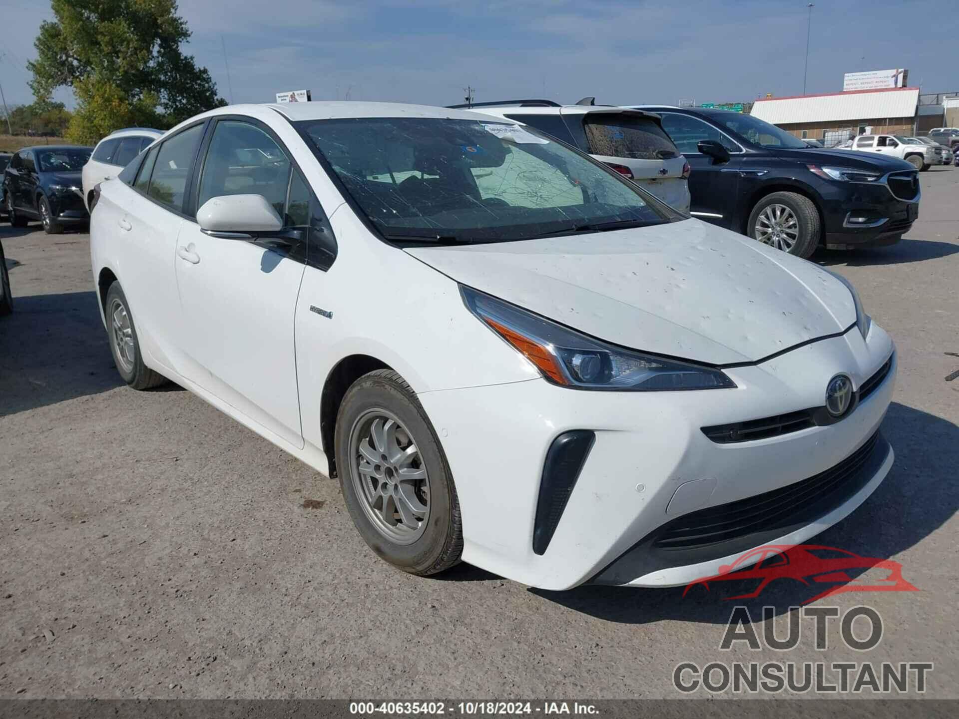 TOYOTA PRIUS 2020 - JTDKARFU9L3108754