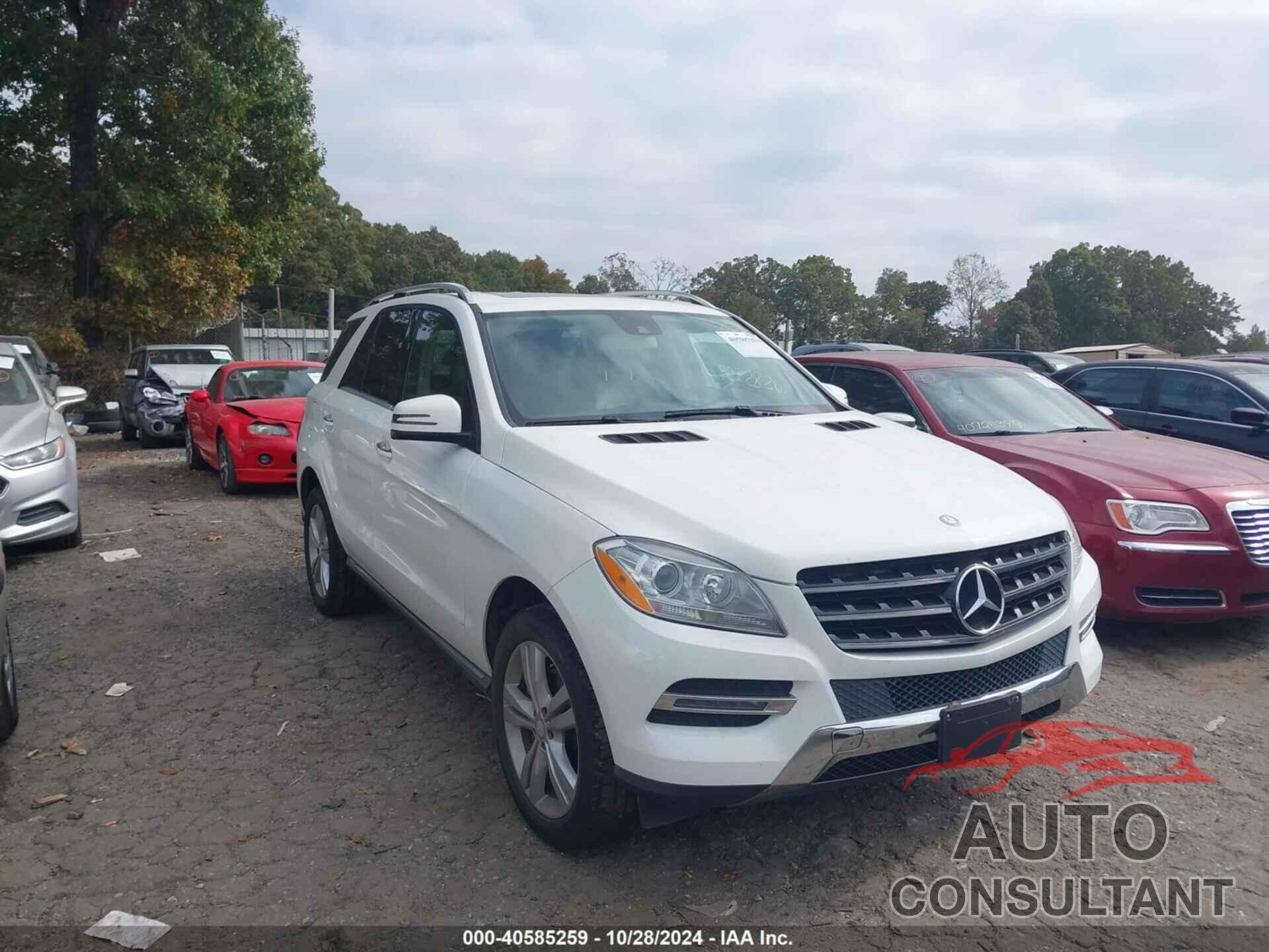MERCEDES-BENZ ML 350 2015 - 4JGDA5JB2FA464529