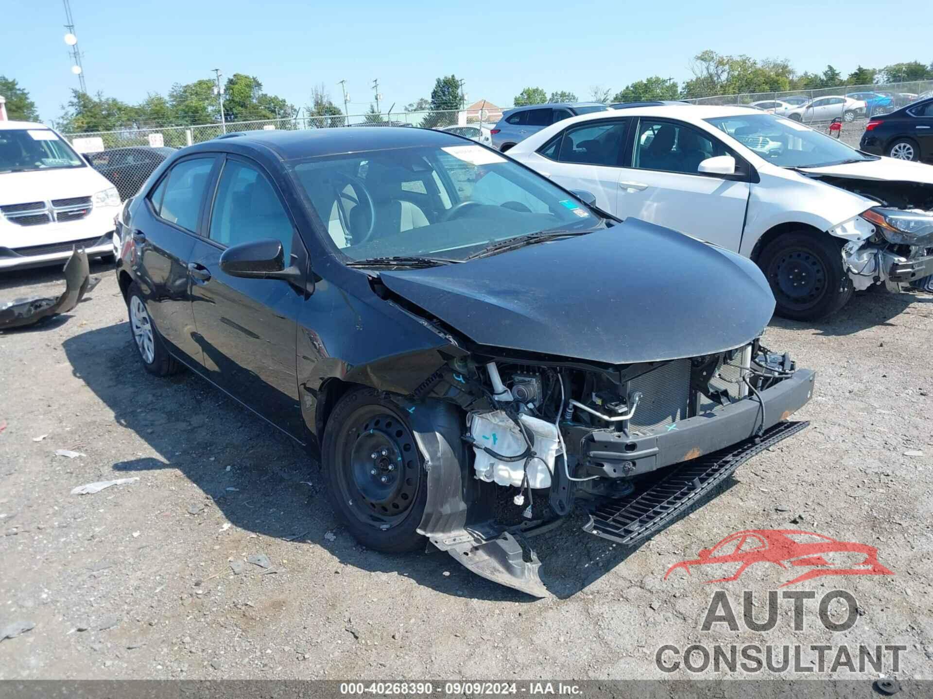 TOYOTA COROLLA 2019 - 2T1BURHE0KC210639