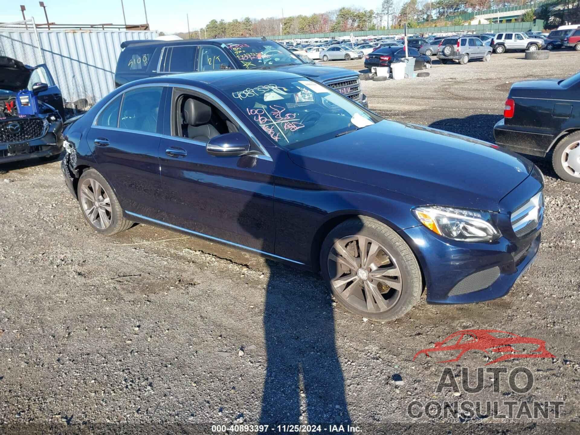 MERCEDES-BENZ C 300 2017 - 55SWF4KB7HU204417