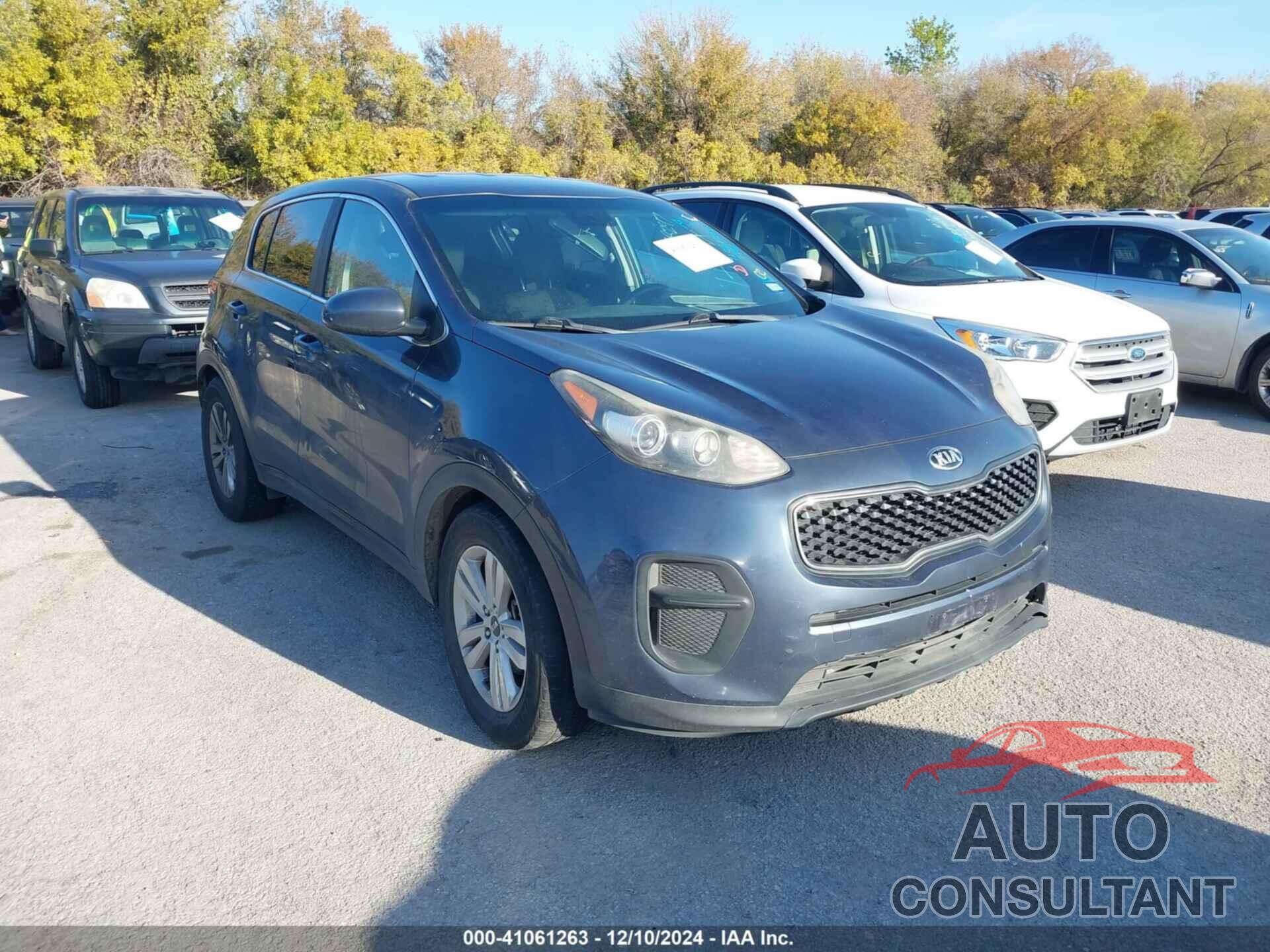 KIA SPORTAGE 2017 - KNDPM3AC9H7068247