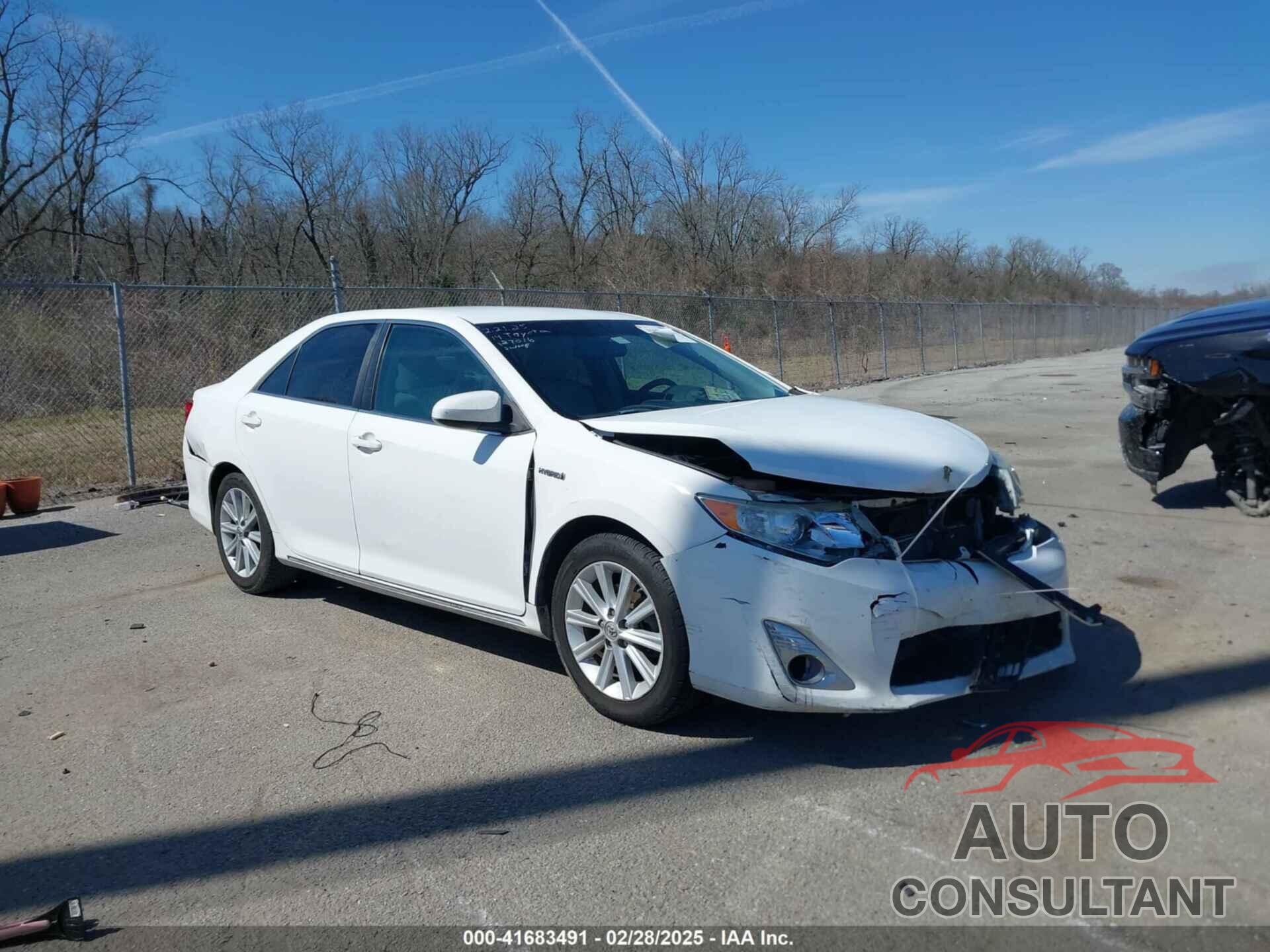 TOYOTA CAMRY HYBRID 2014 - 4T1BD1FK2EU127016