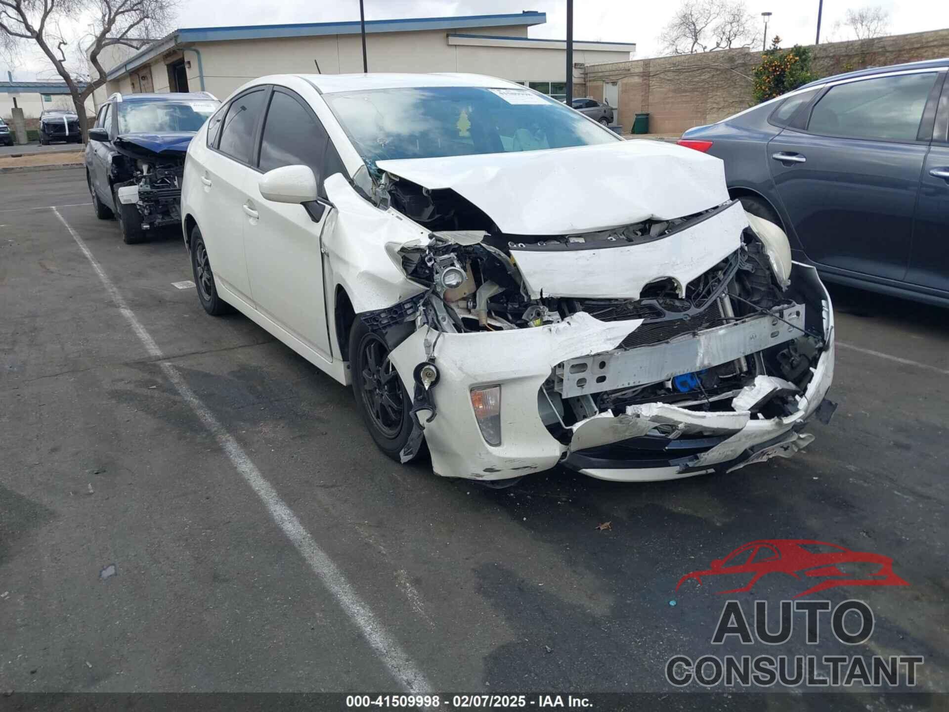TOYOTA PRIUS 2012 - JTDKN3DU3C5499960