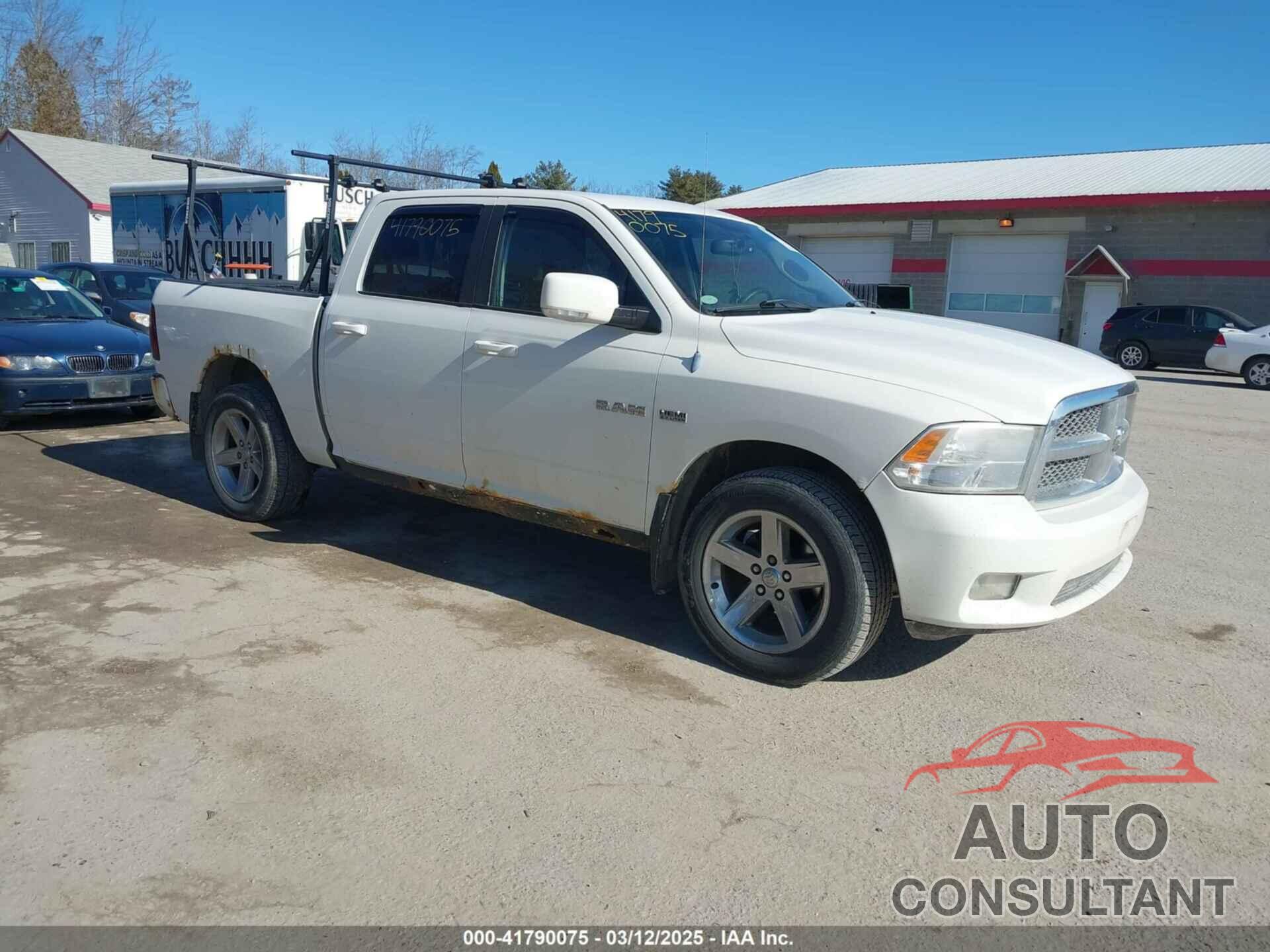 DODGE RAM 1500 2009 - 1D3HV13T19S739001