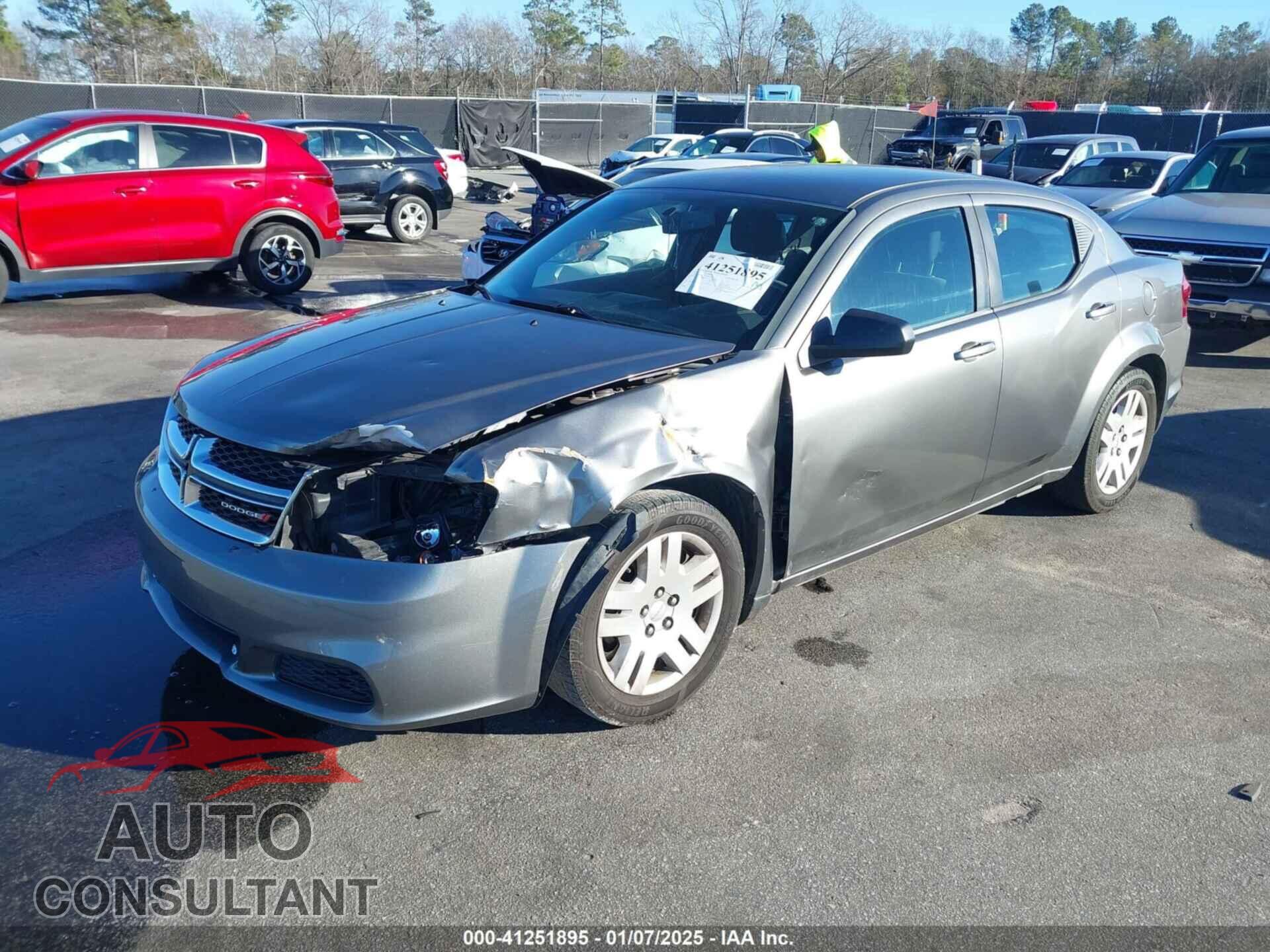 DODGE AVENGER 2013 - 1C3CDZAB2DN615541