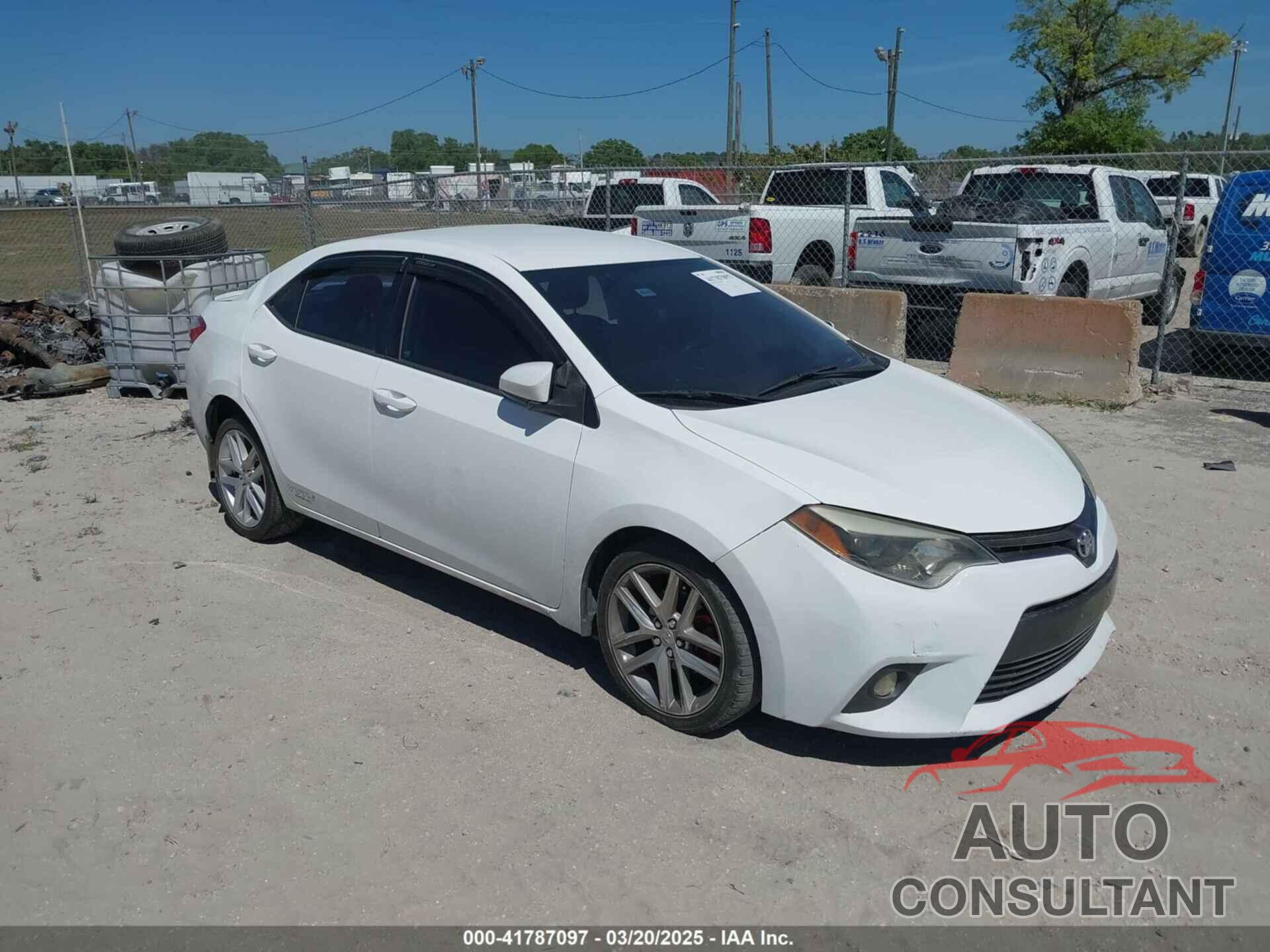 TOYOTA COROLLA 2016 - 2T1BURHE4GC697464