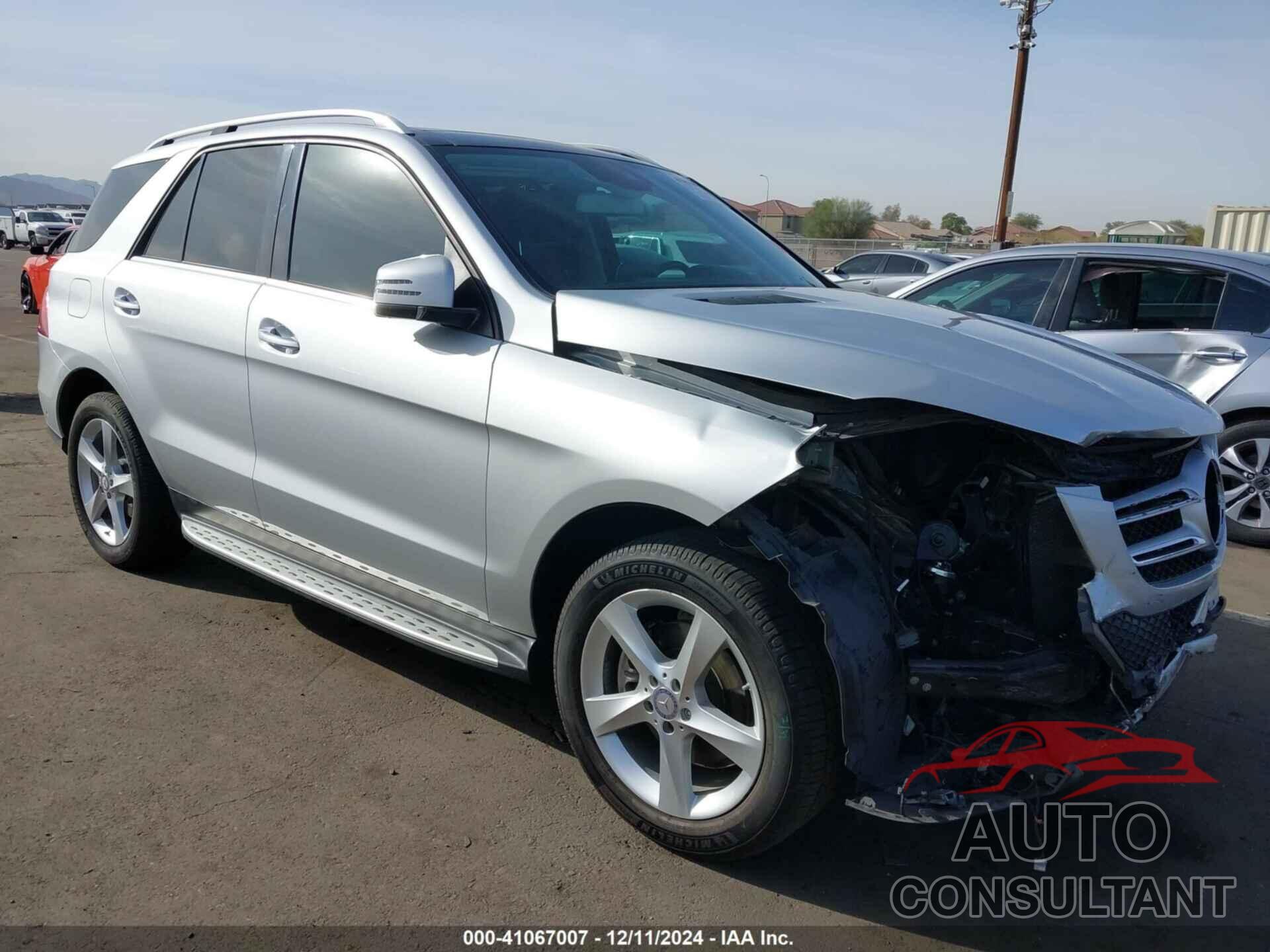 MERCEDES-BENZ GLE 350 2016 - 4JGDA5JB4GA738492