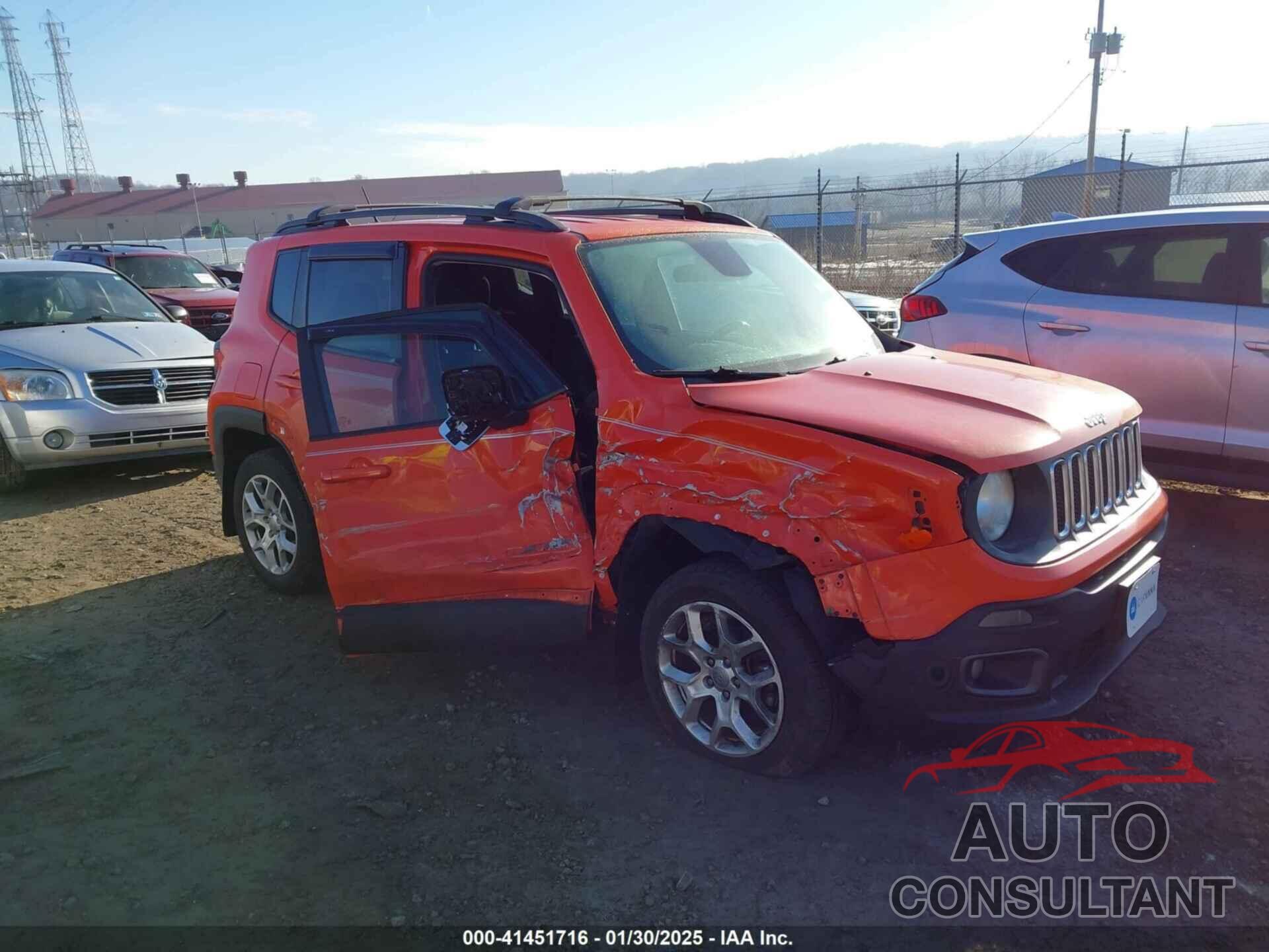 JEEP RENEGADE 2015 - ZACCJBBT2FPB22309