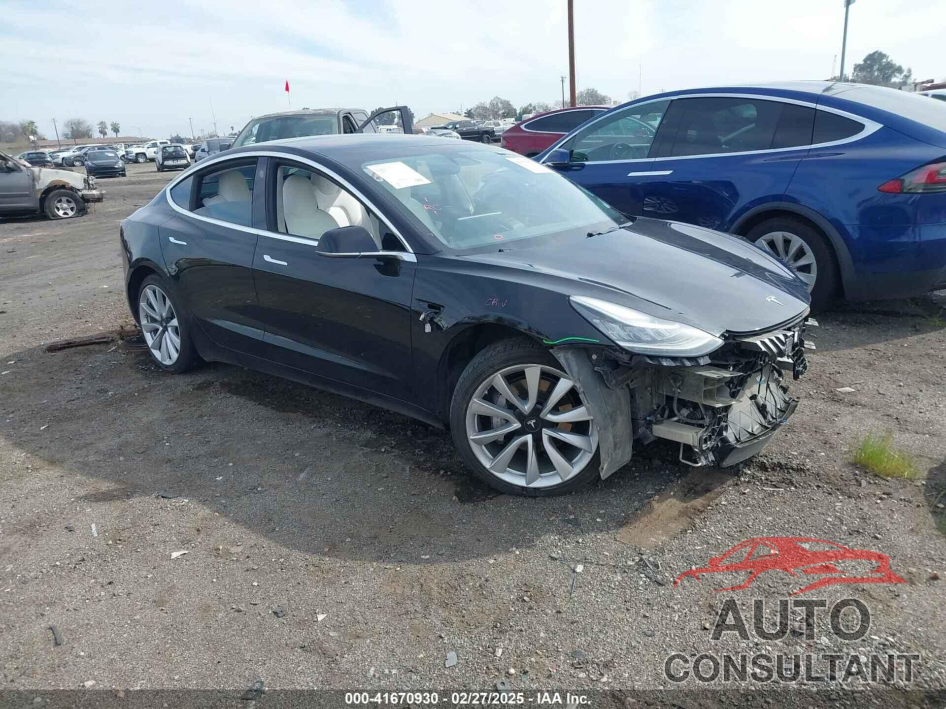 TESLA MODEL 3 2019 - 5YJ3E1EB5KF391424
