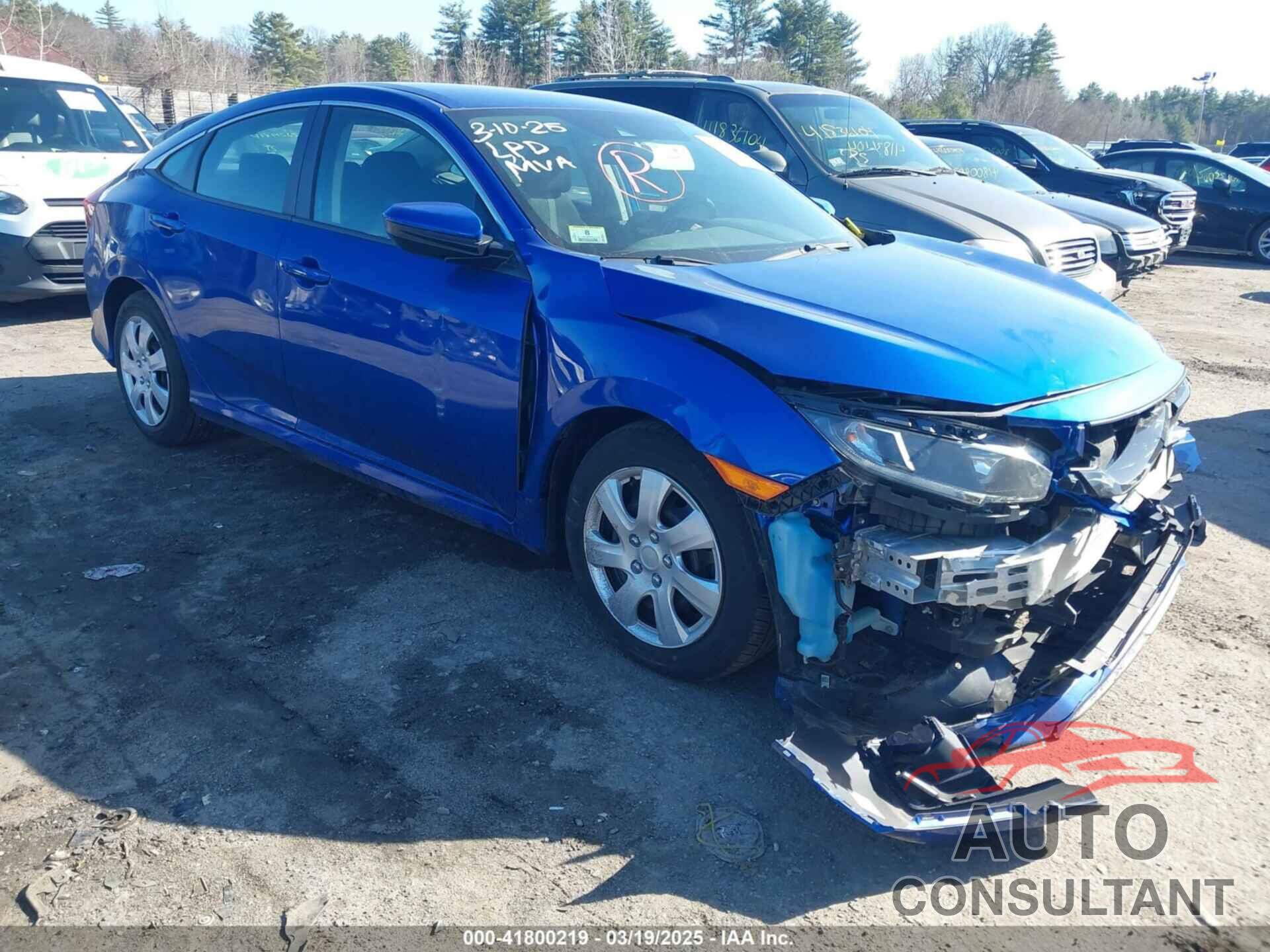 HONDA CIVIC 2019 - 2HGFC2F65KH561027