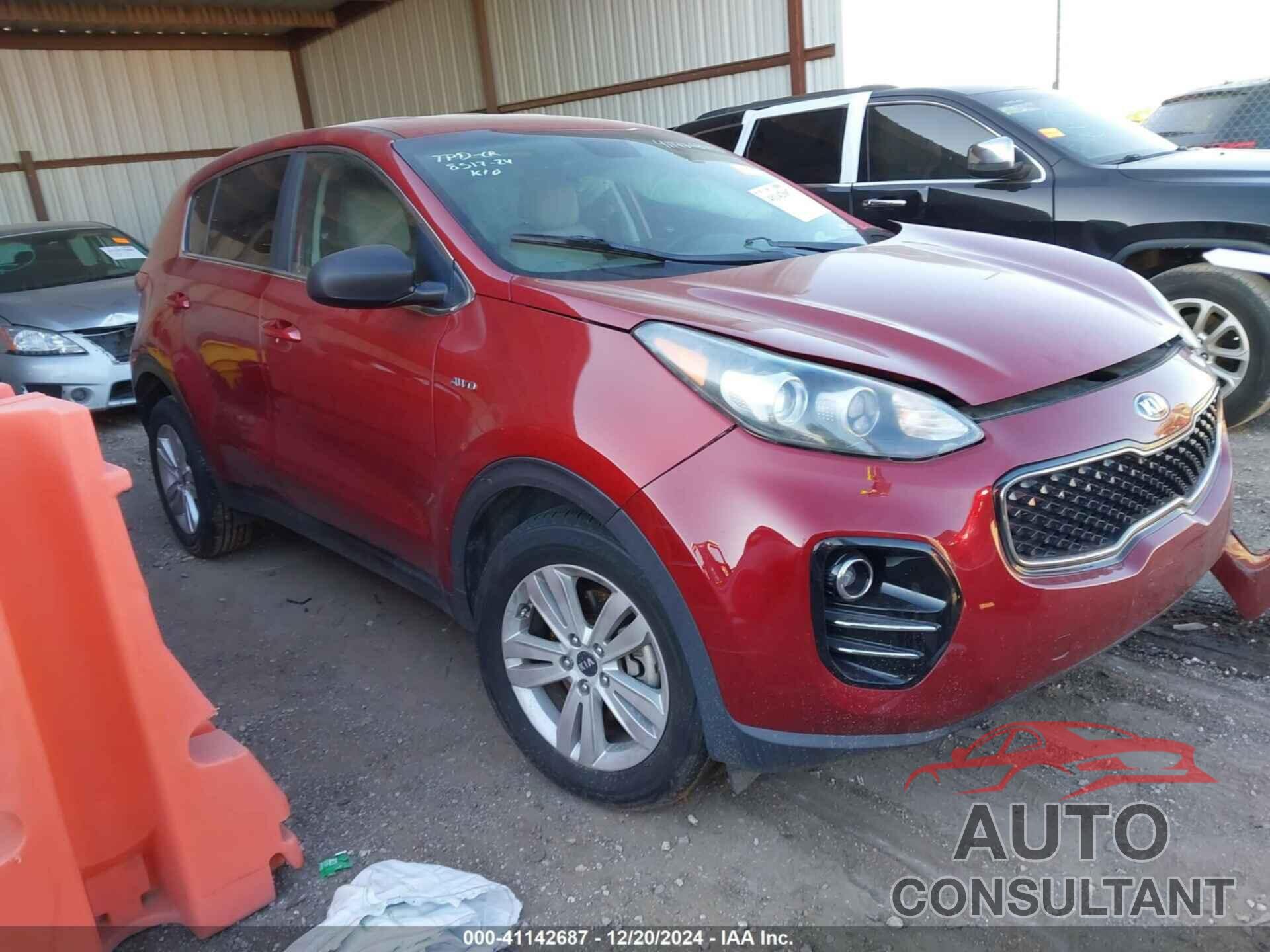 KIA SPORTAGE 2017 - KNDPMCAC1H7126335