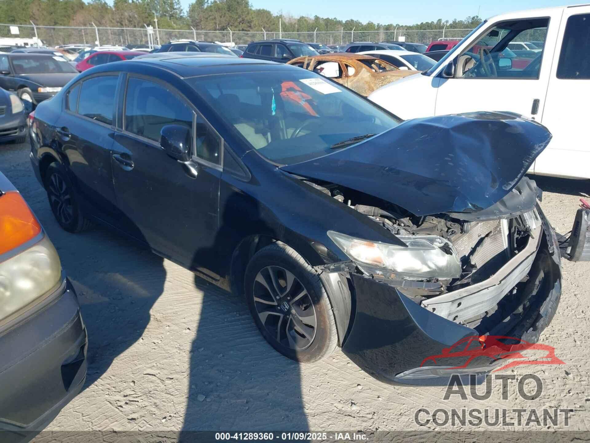 HONDA CIVIC 2013 - 19XFB2F86DE236548