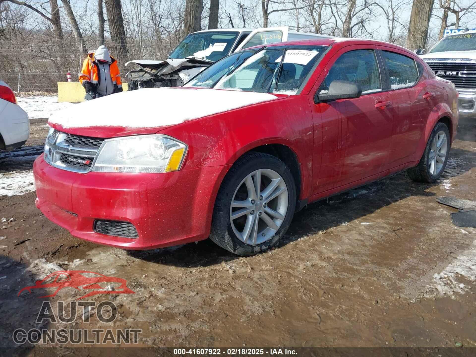 DODGE AVENGER 2013 - 1C3CDZAG0DN521511