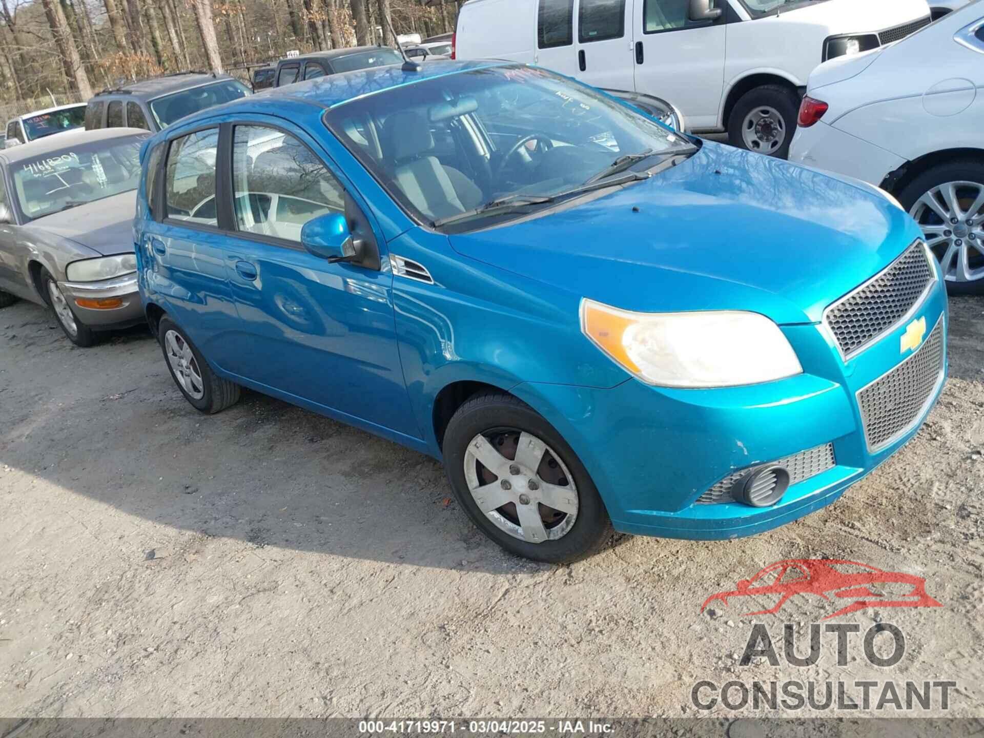 CHEVROLET AVEO 2009 - KL1TD66E39B667466