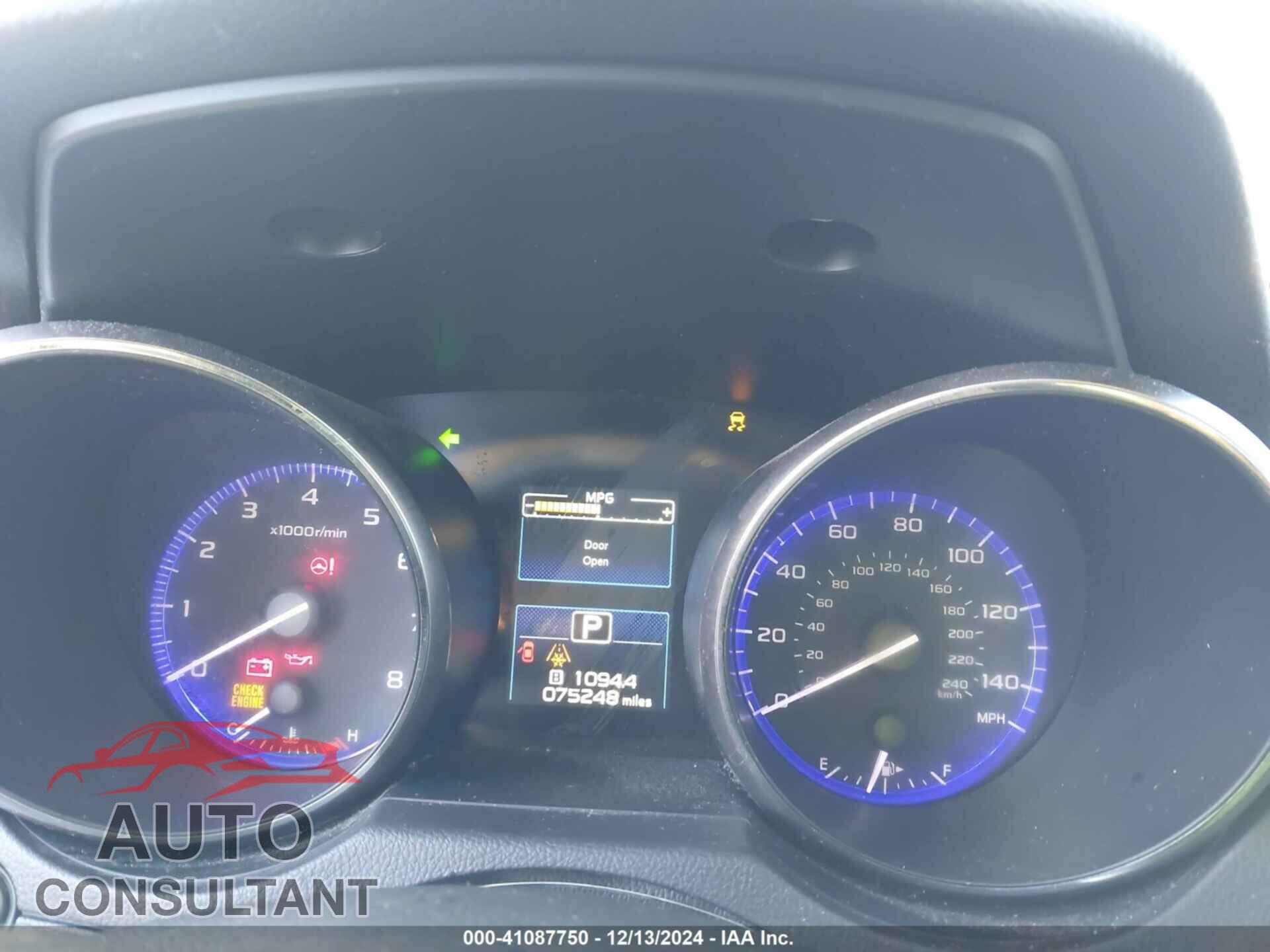 SUBARU OUTBACK 2016 - 4S4BSADC7G3246691