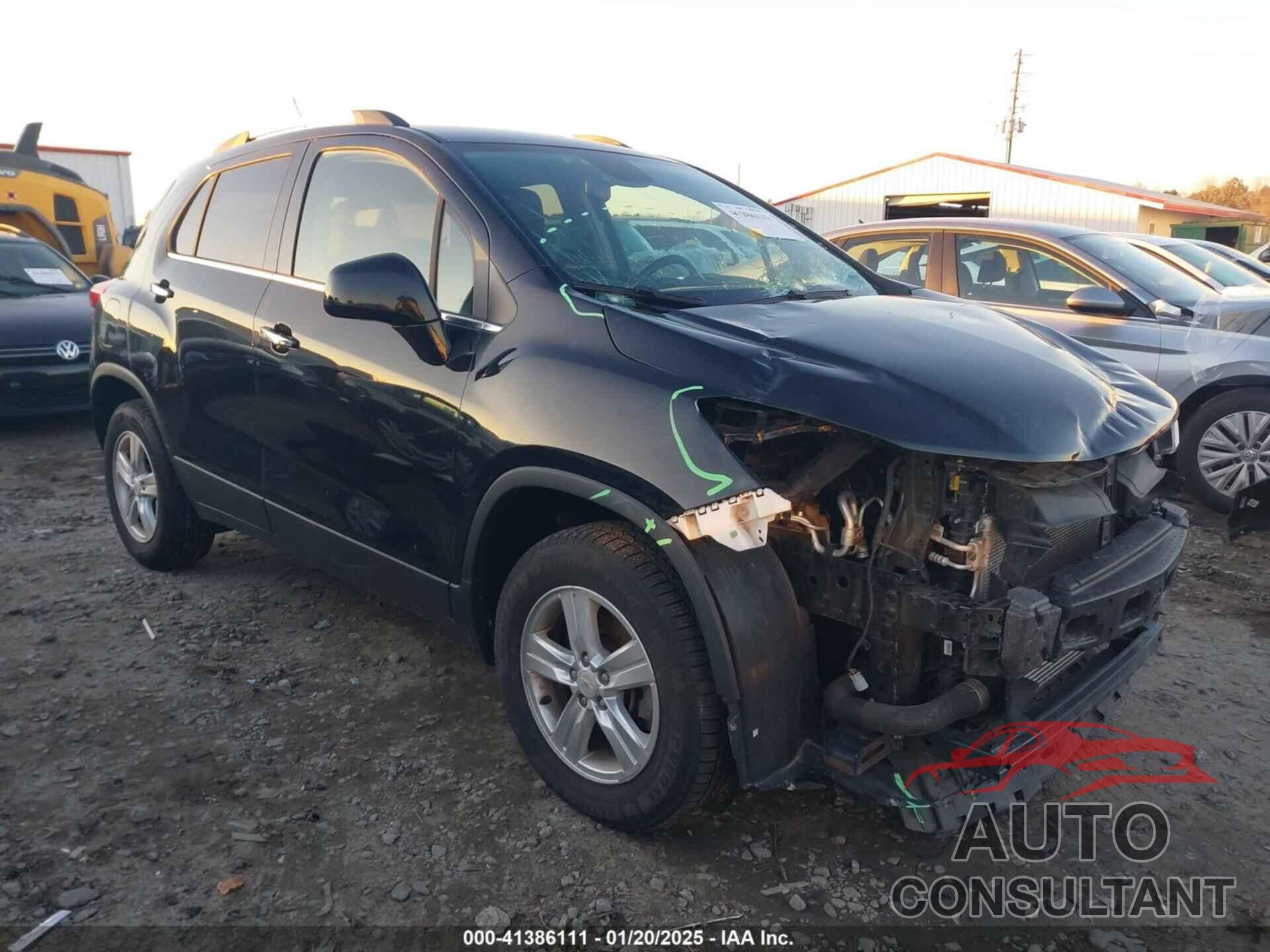 CHEVROLET TRAX 2019 - KL7CJPSB2KB897313