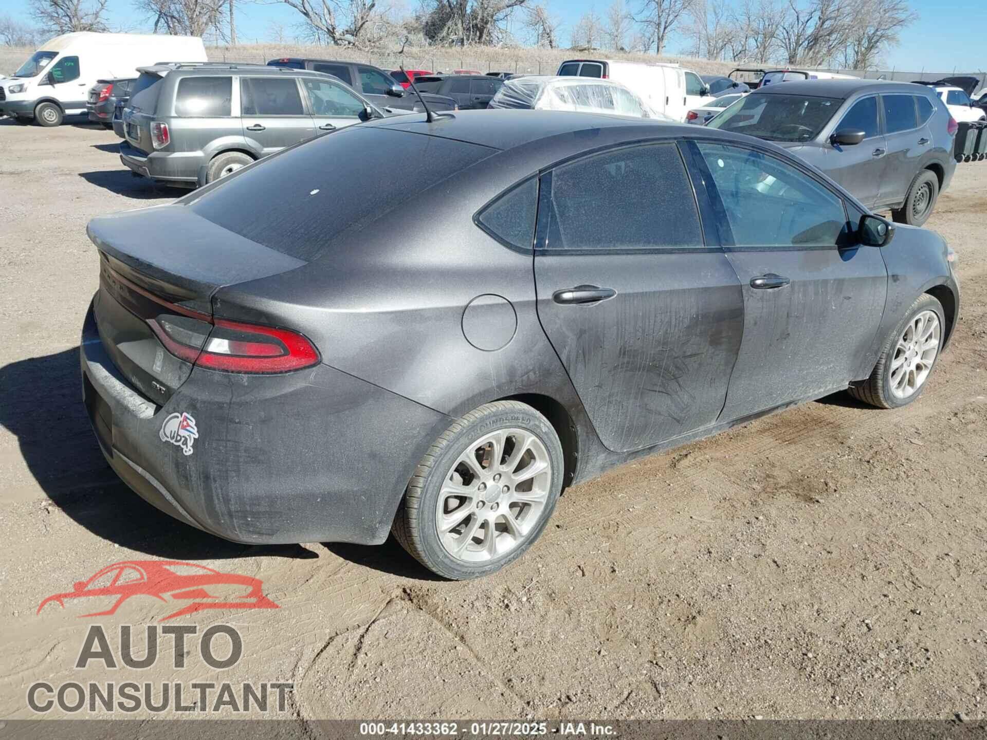DODGE DART 2015 - 1C3CDFBB1FD223303