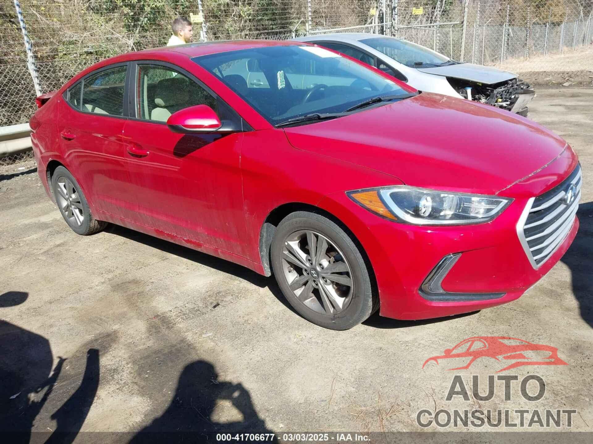 HYUNDAI ELANTRA 2018 - 5NPD84LF4JH384550