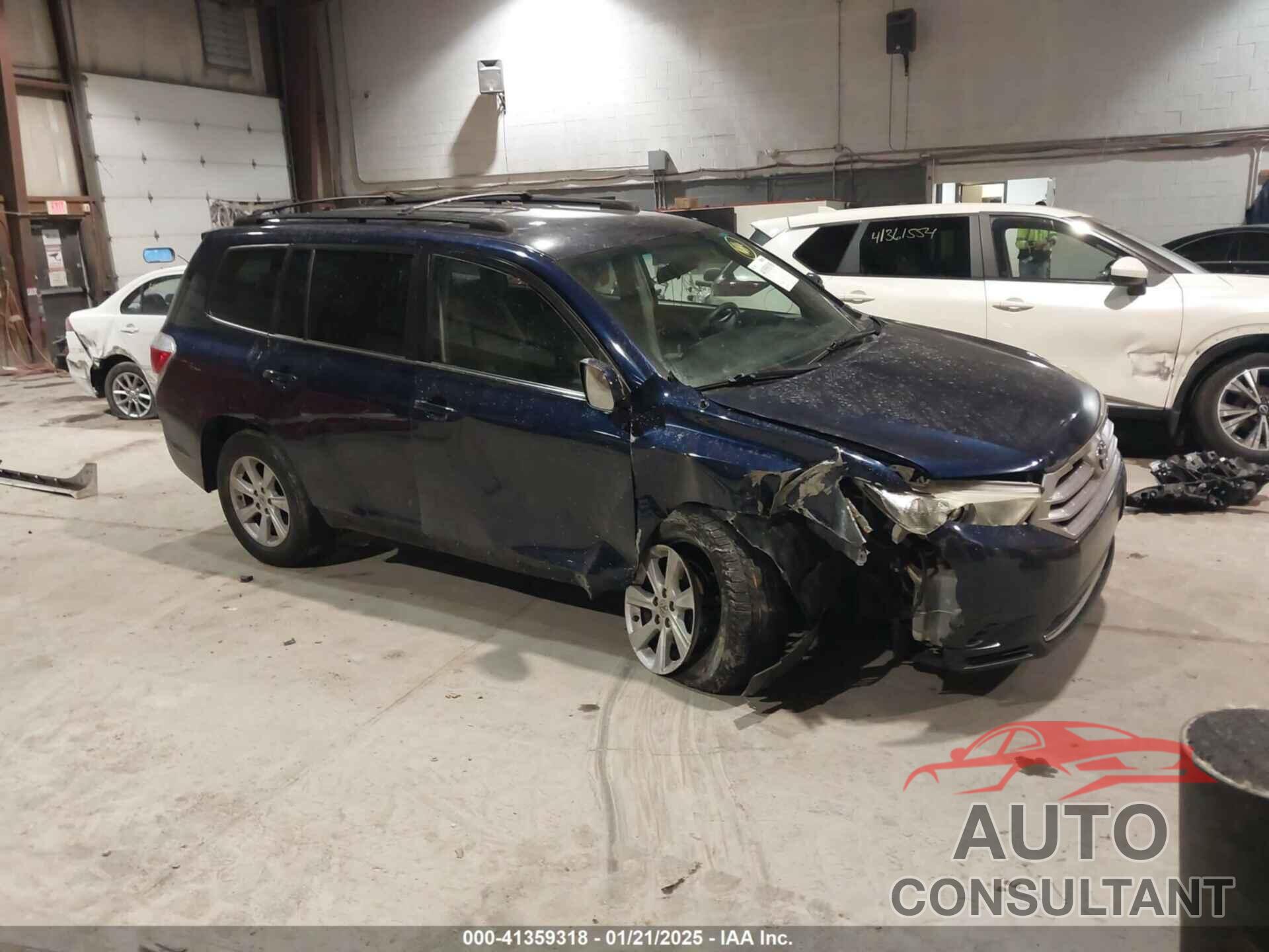 TOYOTA HIGHLANDER 2012 - 5TDZA3EH5CS030147