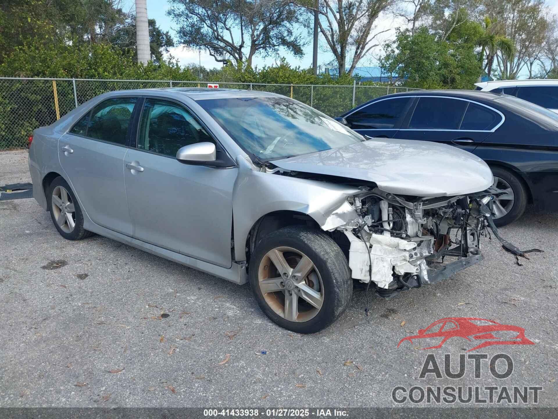 TOYOTA CAMRY 2012 - 4T1BF1FK2CU098429