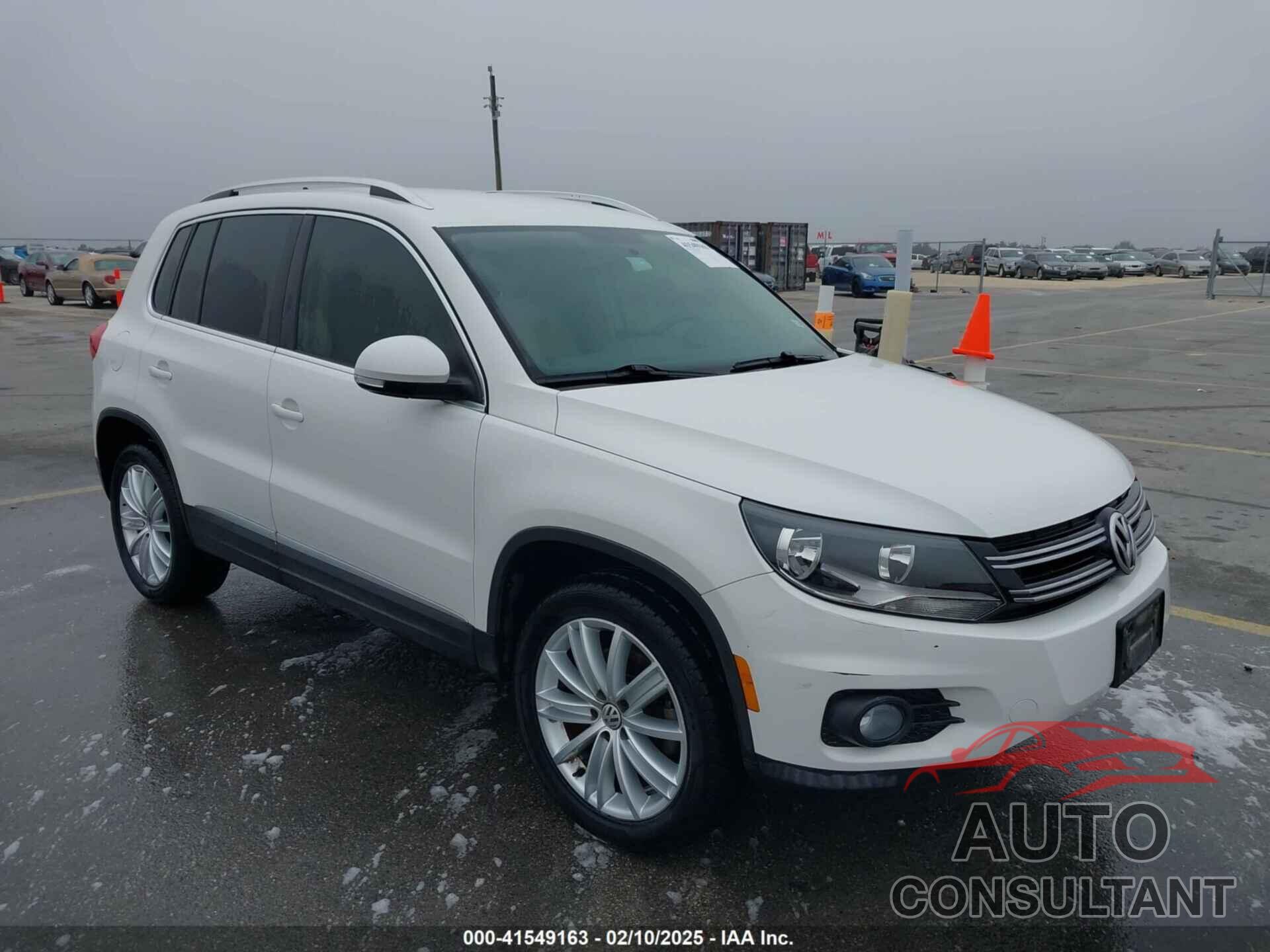 VOLKSWAGEN TIGUAN 2013 - WVGAV7AX8DW551589