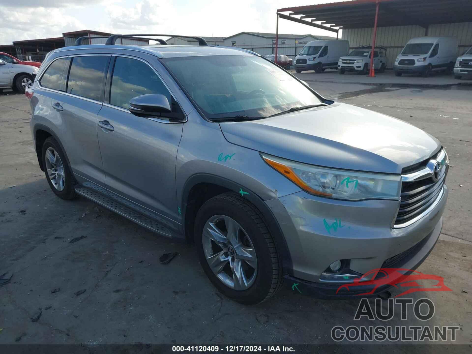 TOYOTA HIGHLANDER 2016 - 5TDYKRFH3GS125743