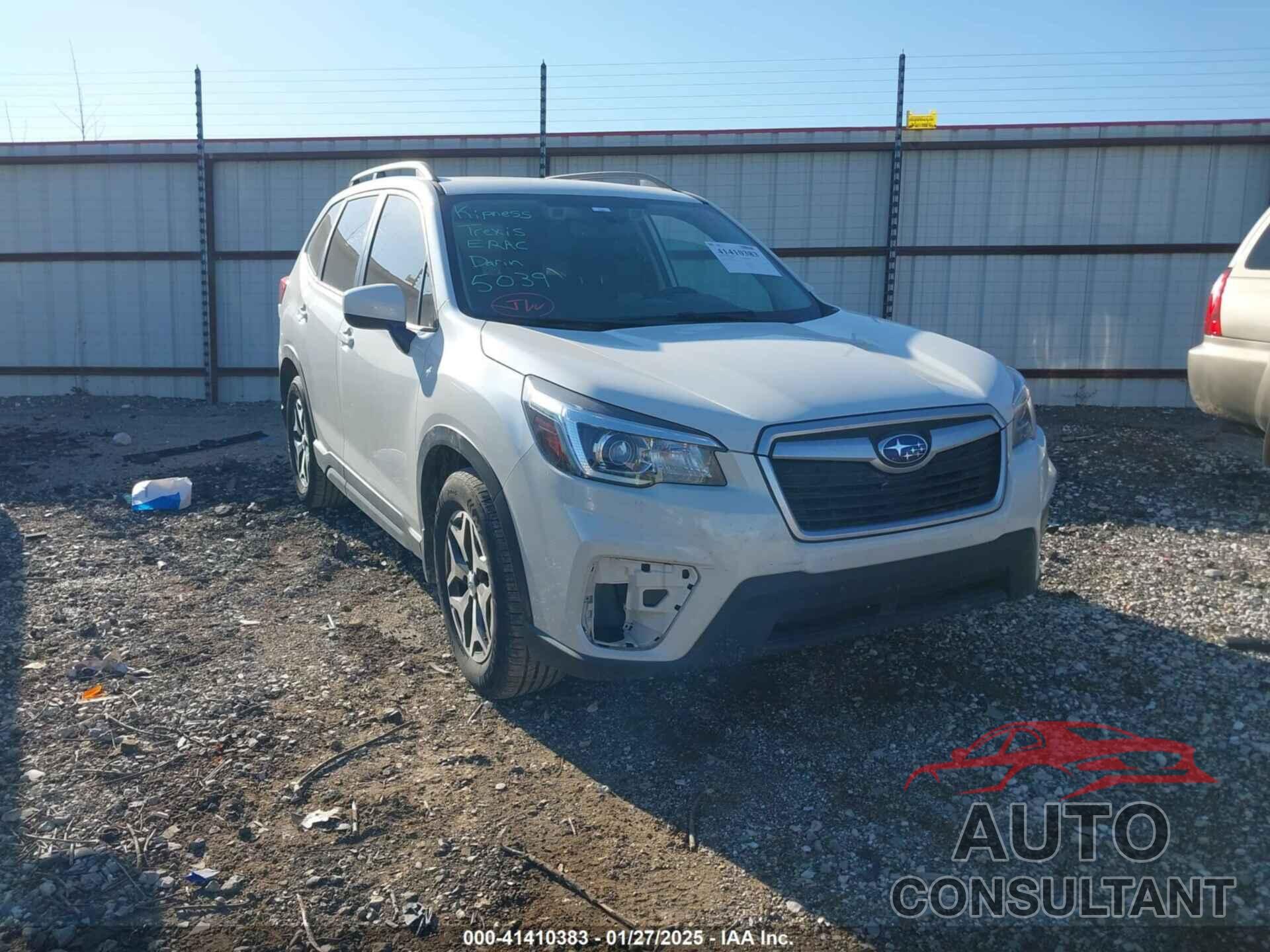 SUBARU FORESTER 2019 - JF2SKAGC7KH534272