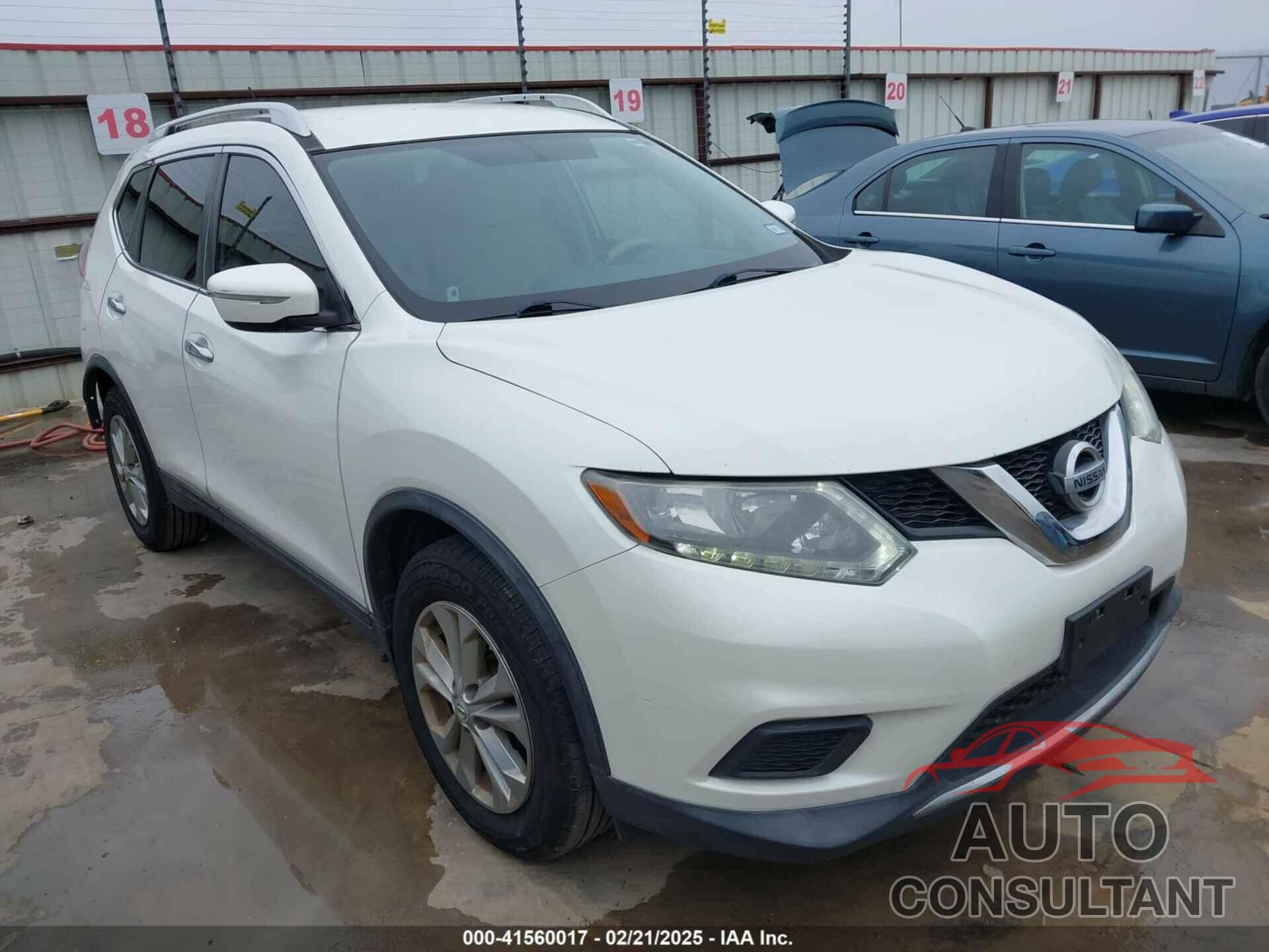 NISSAN ROGUE 2015 - KNMAT2MTXFP553136