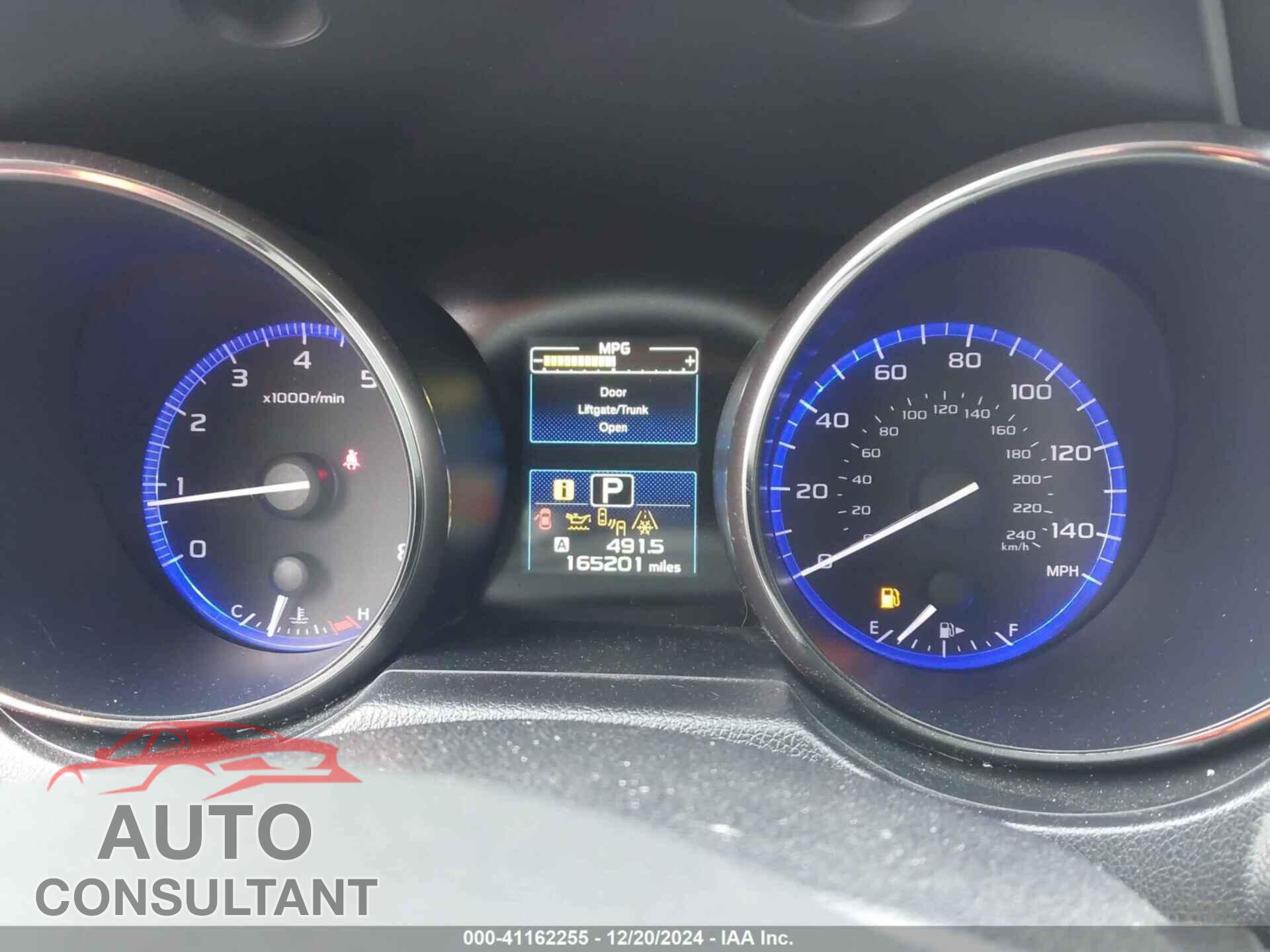 SUBARU OUTBACK 2015 - 4S4BSALC8F3320331