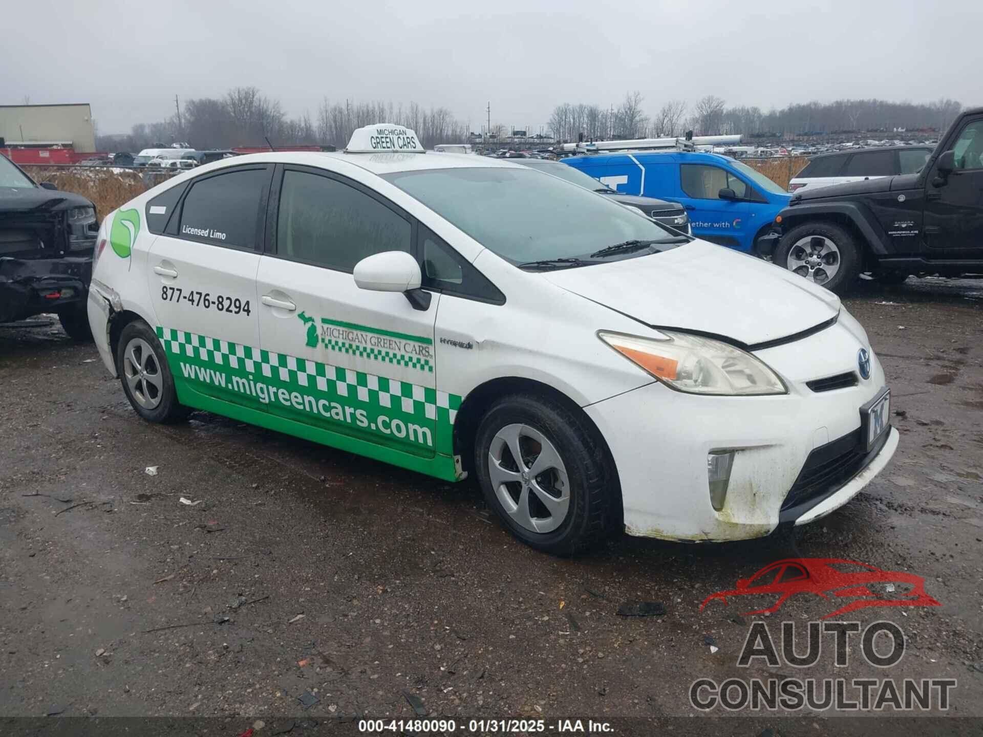 TOYOTA PRIUS 2012 - JTDKN3DU7C5445027