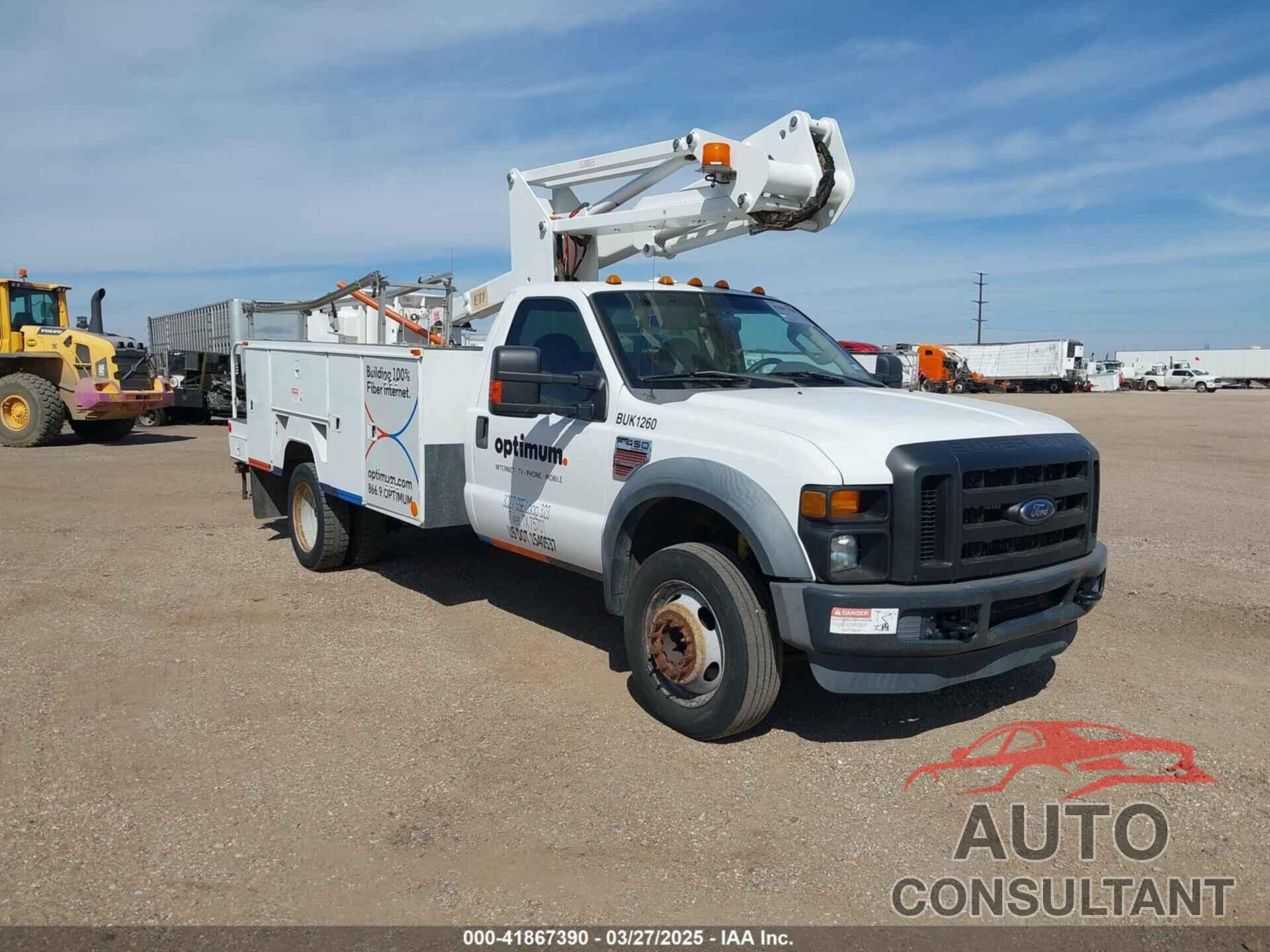 FORD F-450 CHASSIS 2009 - 1FDAF46R39EA61158