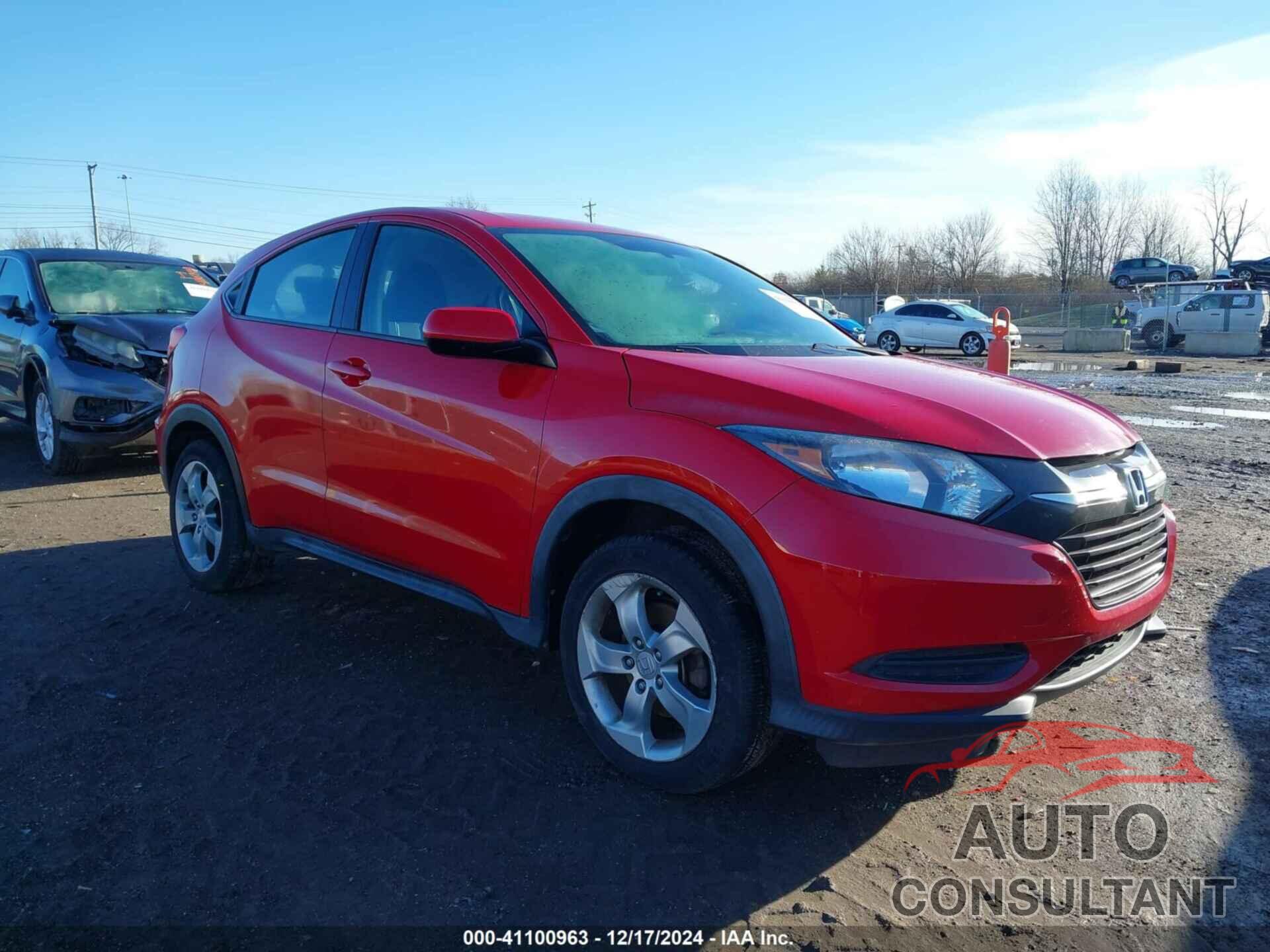 HONDA HR-V 2016 - 3CZRU6H36GM725116