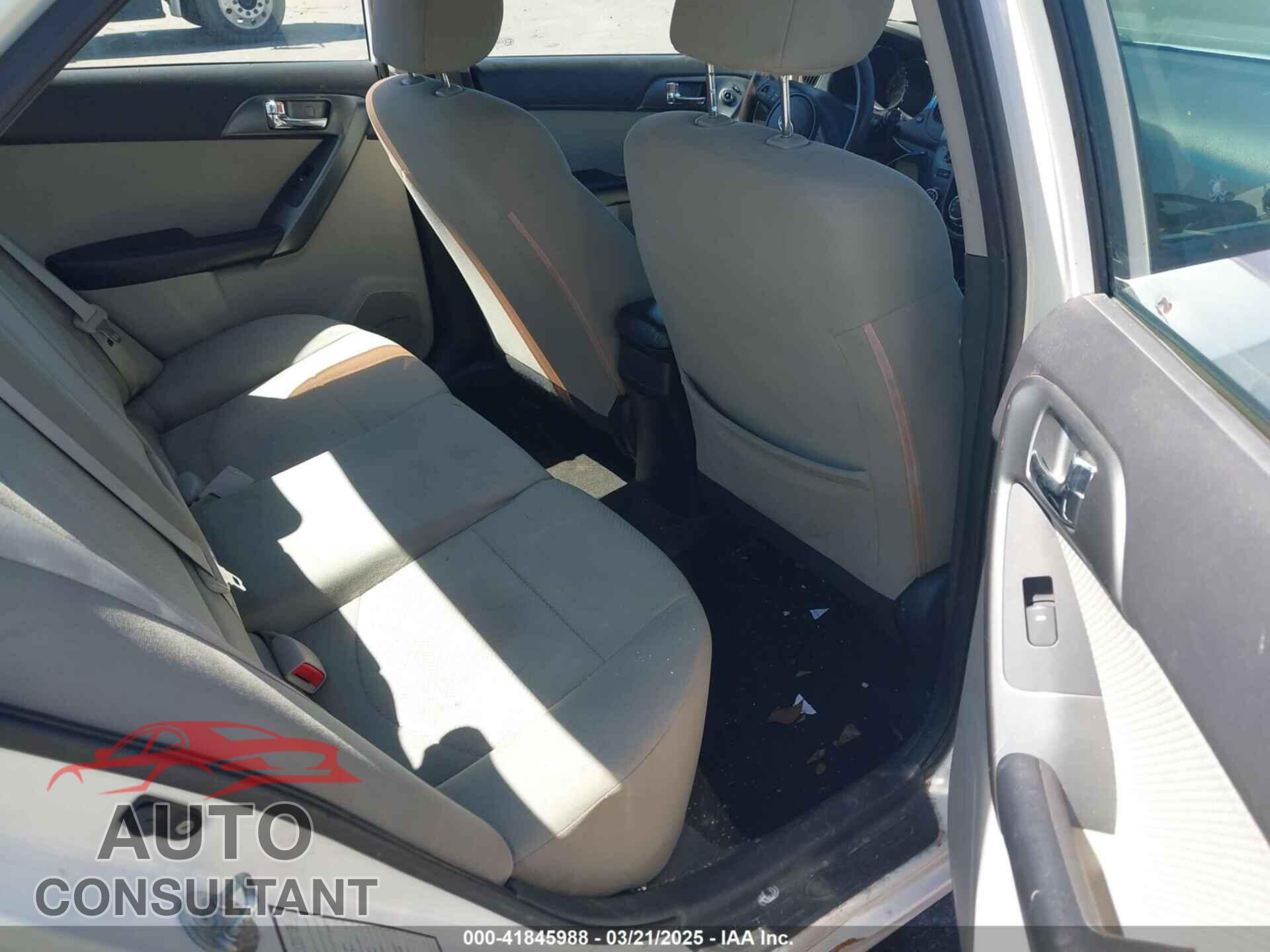 KIA FORTE 2013 - KNAFU4A29D5648061