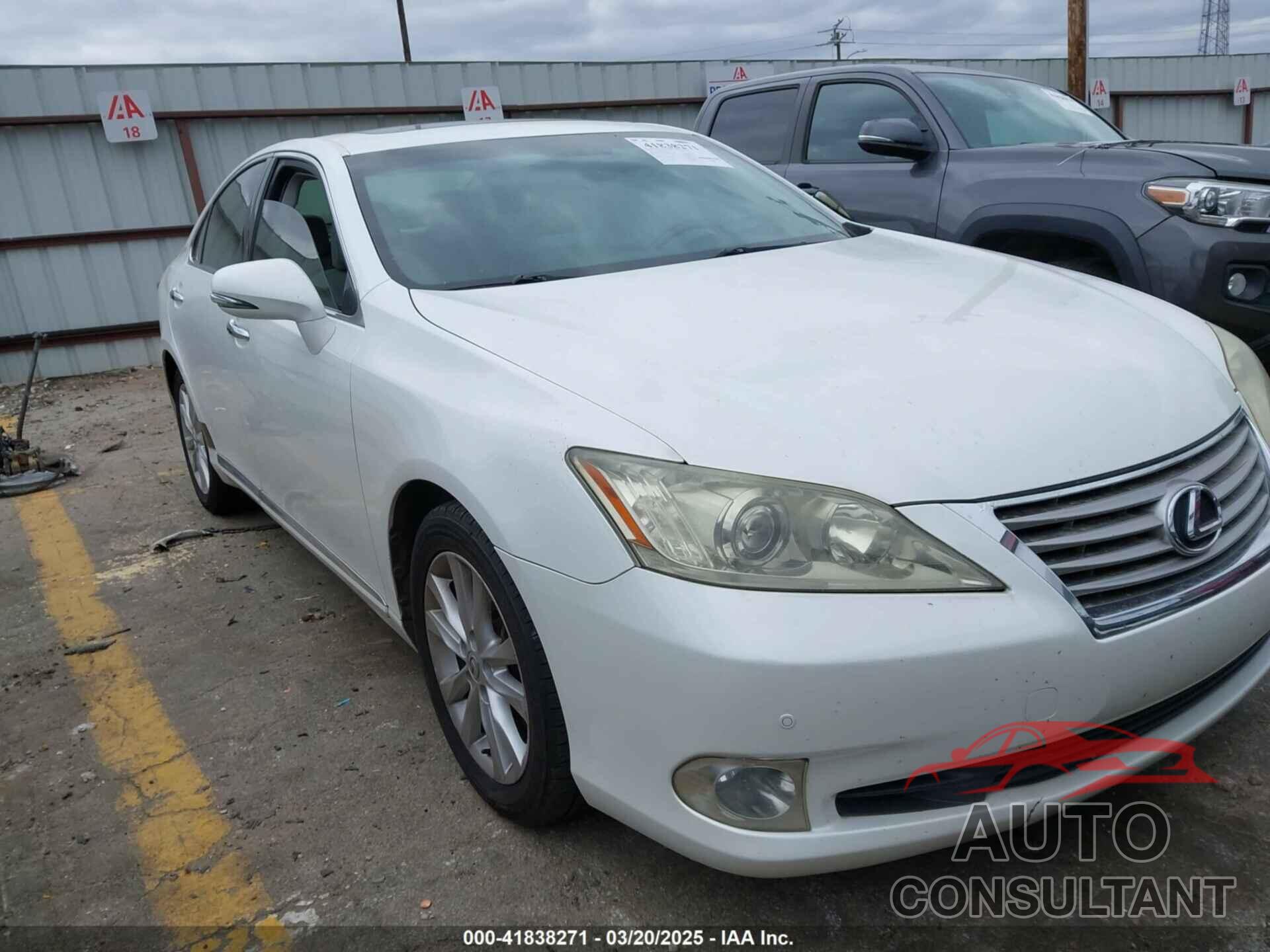LEXUS ES 350 2012 - JTHBK1EG3C2511045