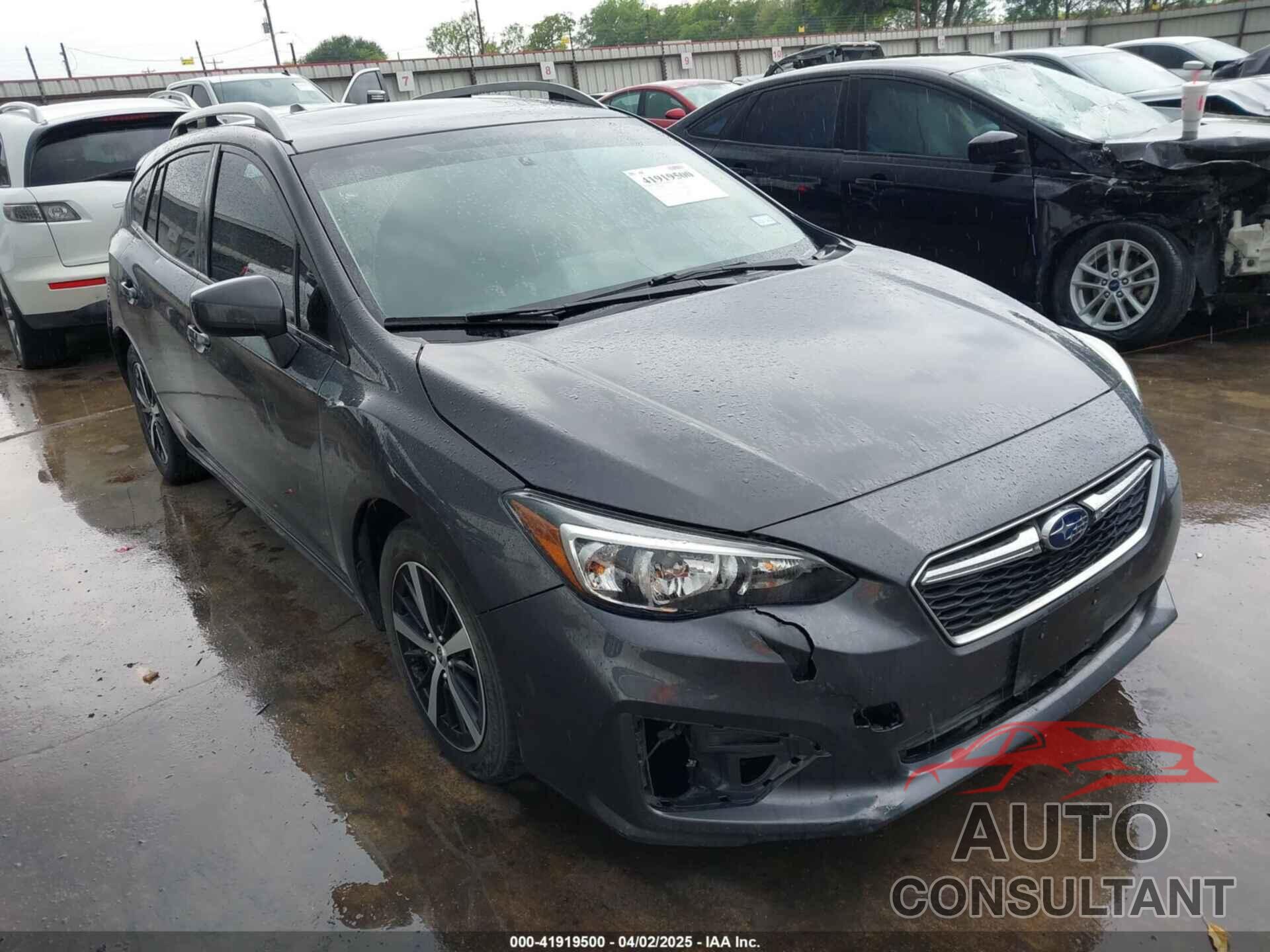 SUBARU IMPREZA 2019 - 4S3GTAD69K3725933