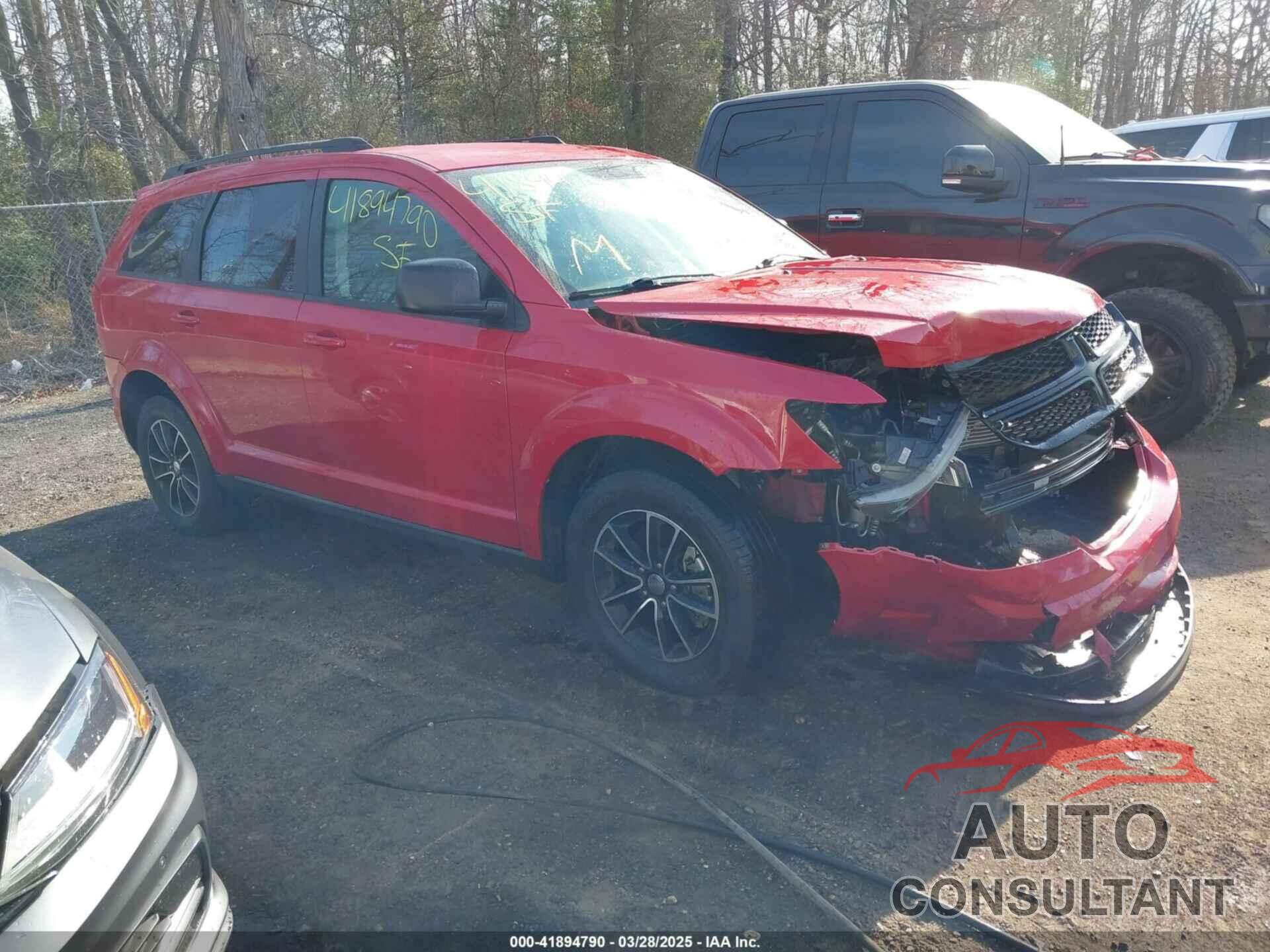 DODGE JOURNEY 2017 - 3C4PDCAB5HT582857